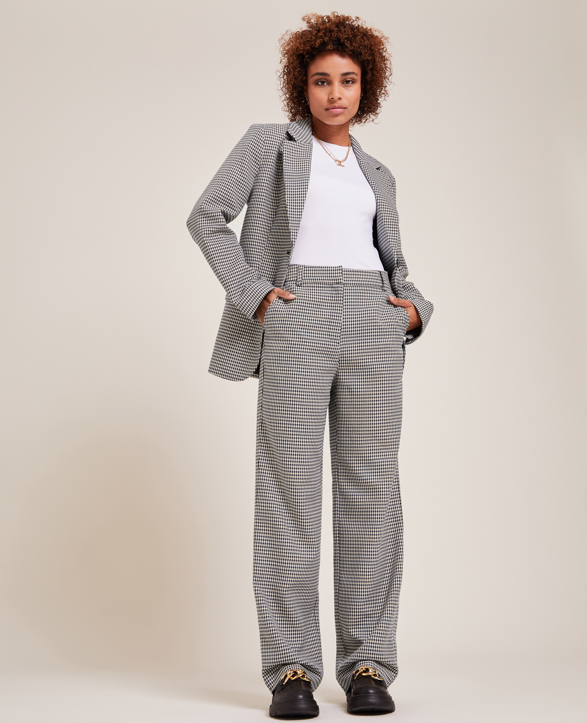 Pantalon droit écru - Pimkie
