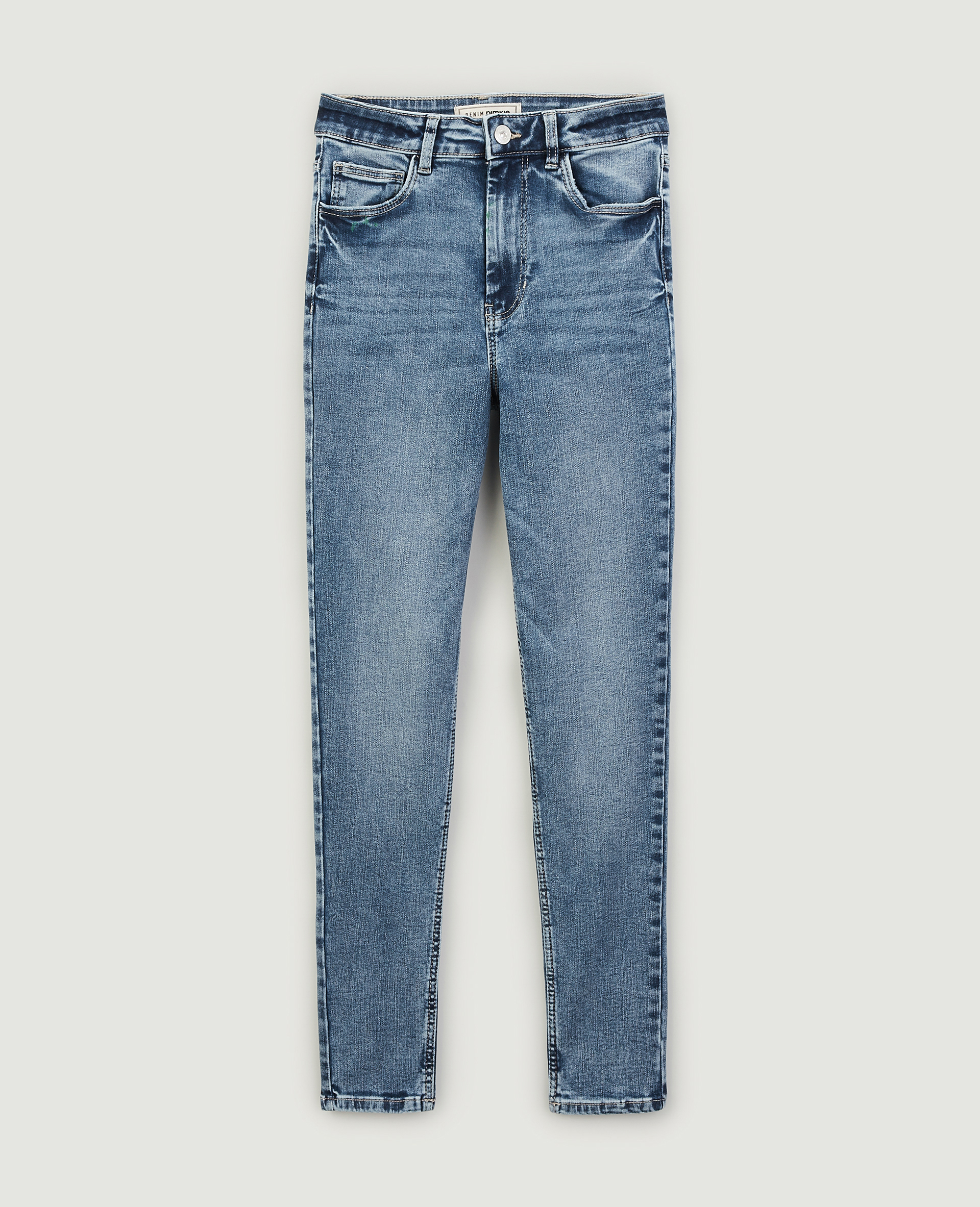 Jean skinny taille haute bleu denim - Pimkie
