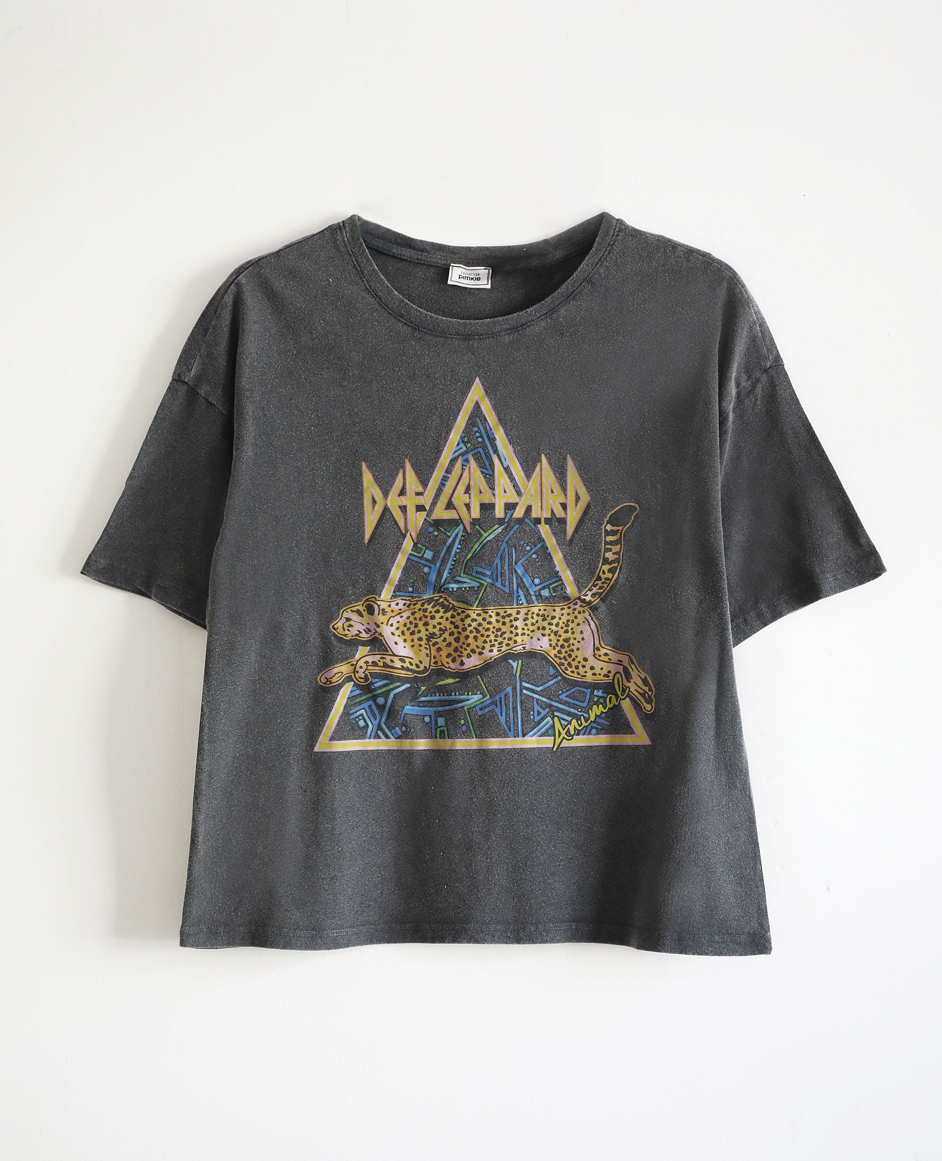 T-shirt Def Leppard gris anthracite - Pimkie