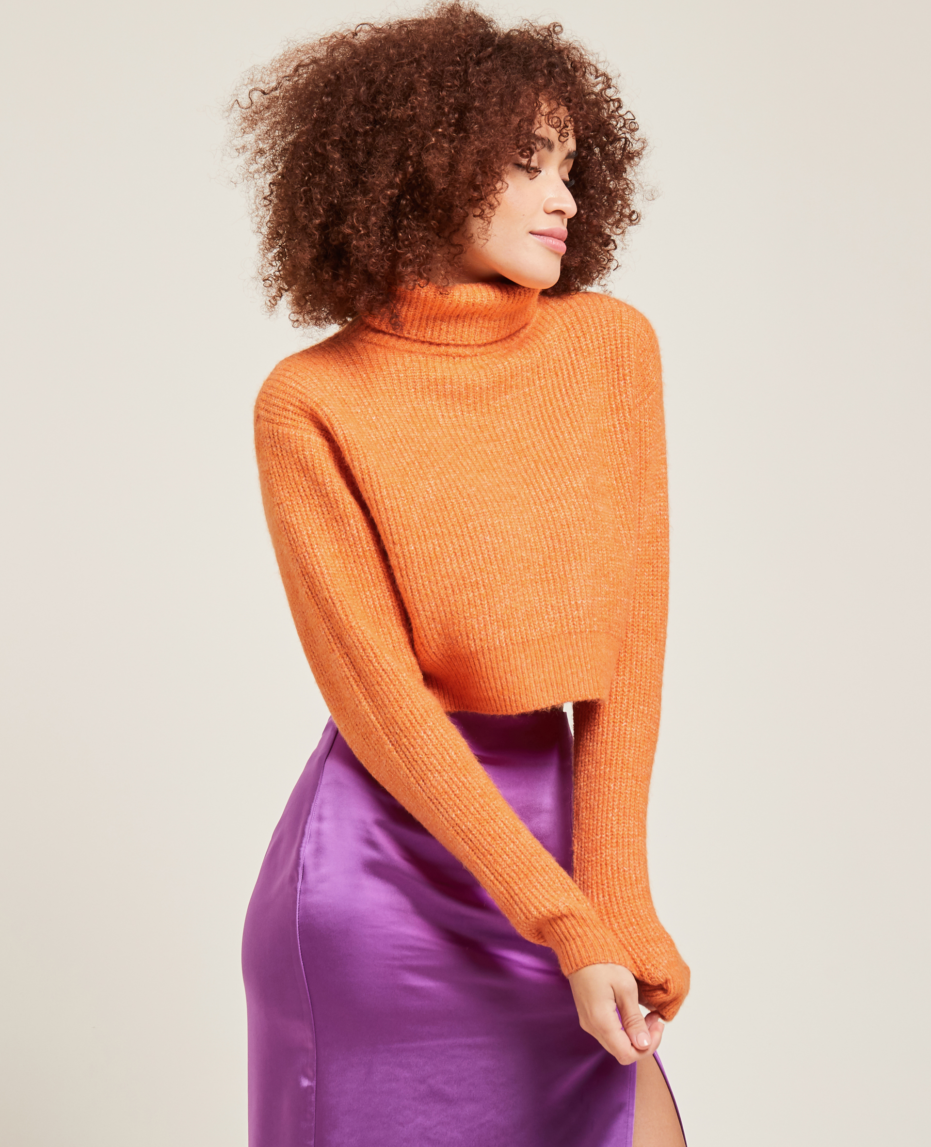 Pull col roul cropped Pimkie