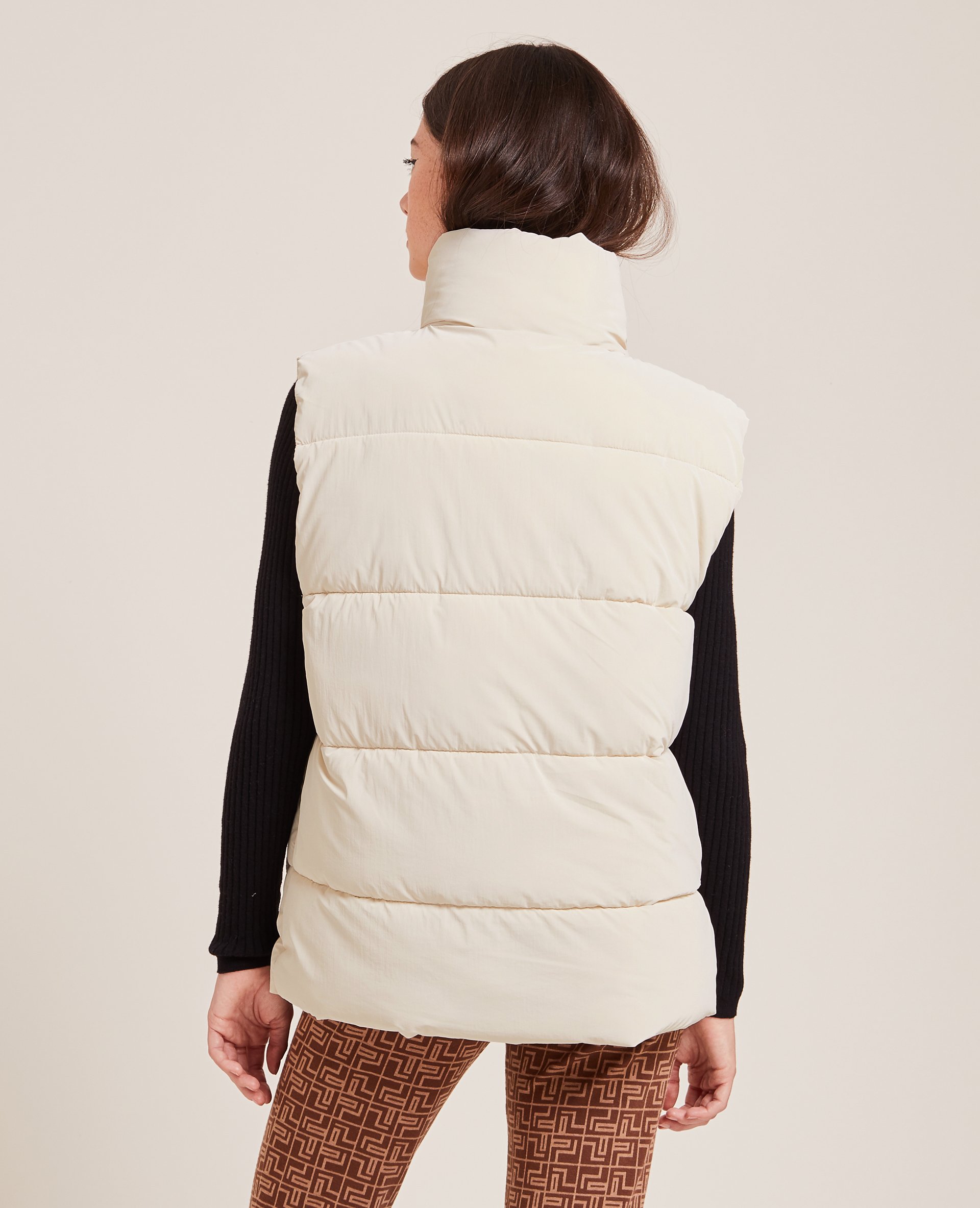 Doudoune sans manches beige - Pimkie