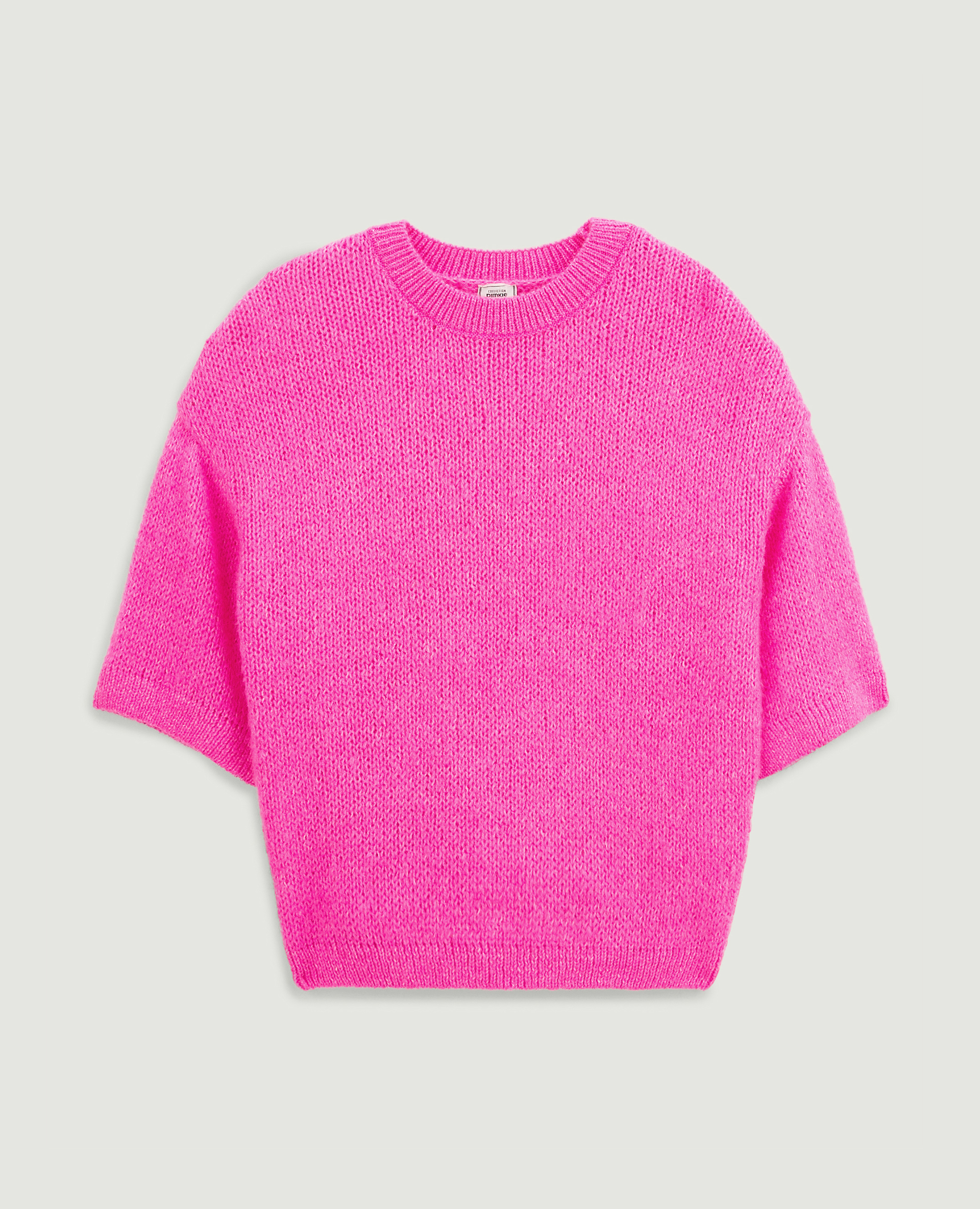 Pull manches courtes rose - Pimkie