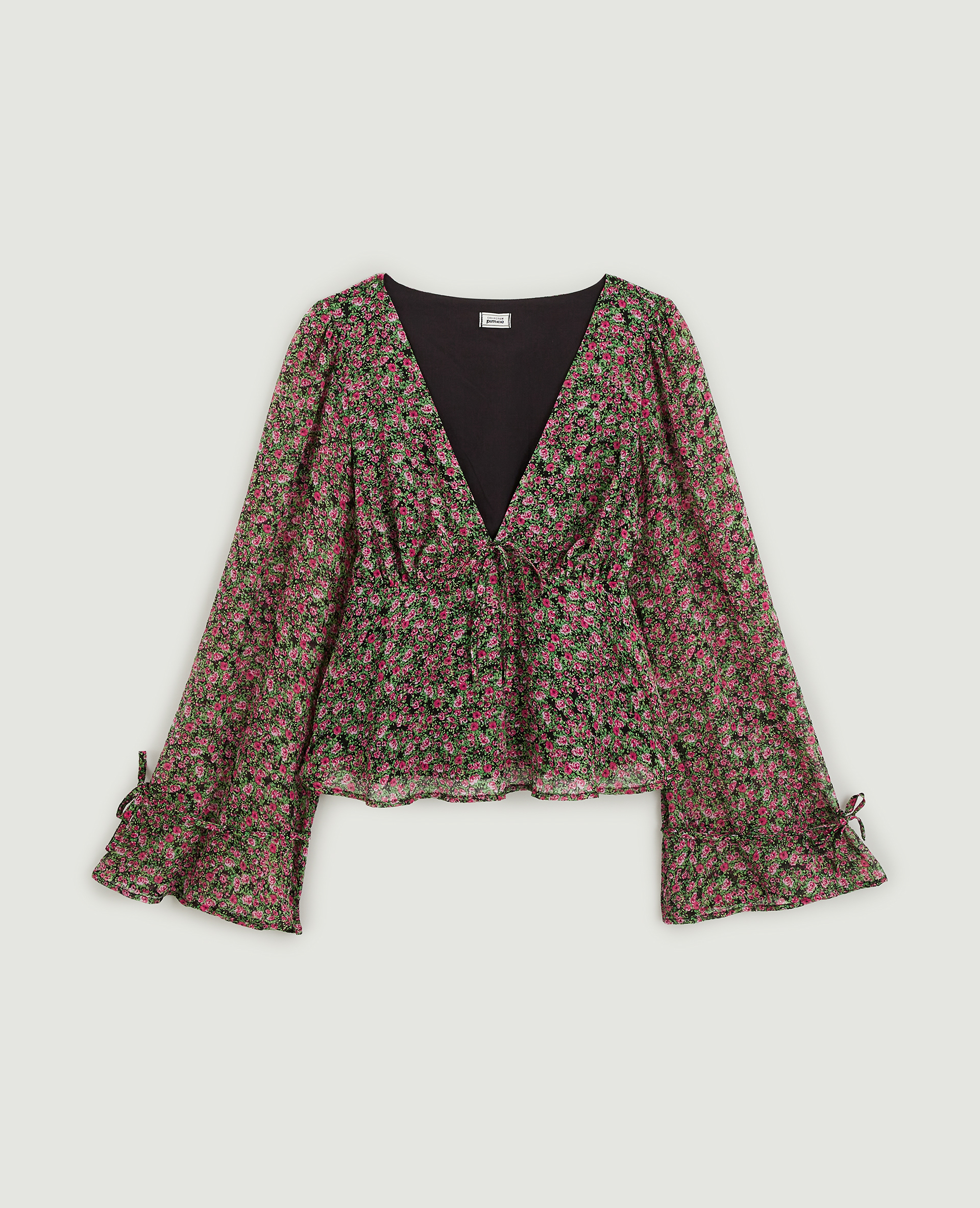 Blouse en tissu léger rose - Pimkie