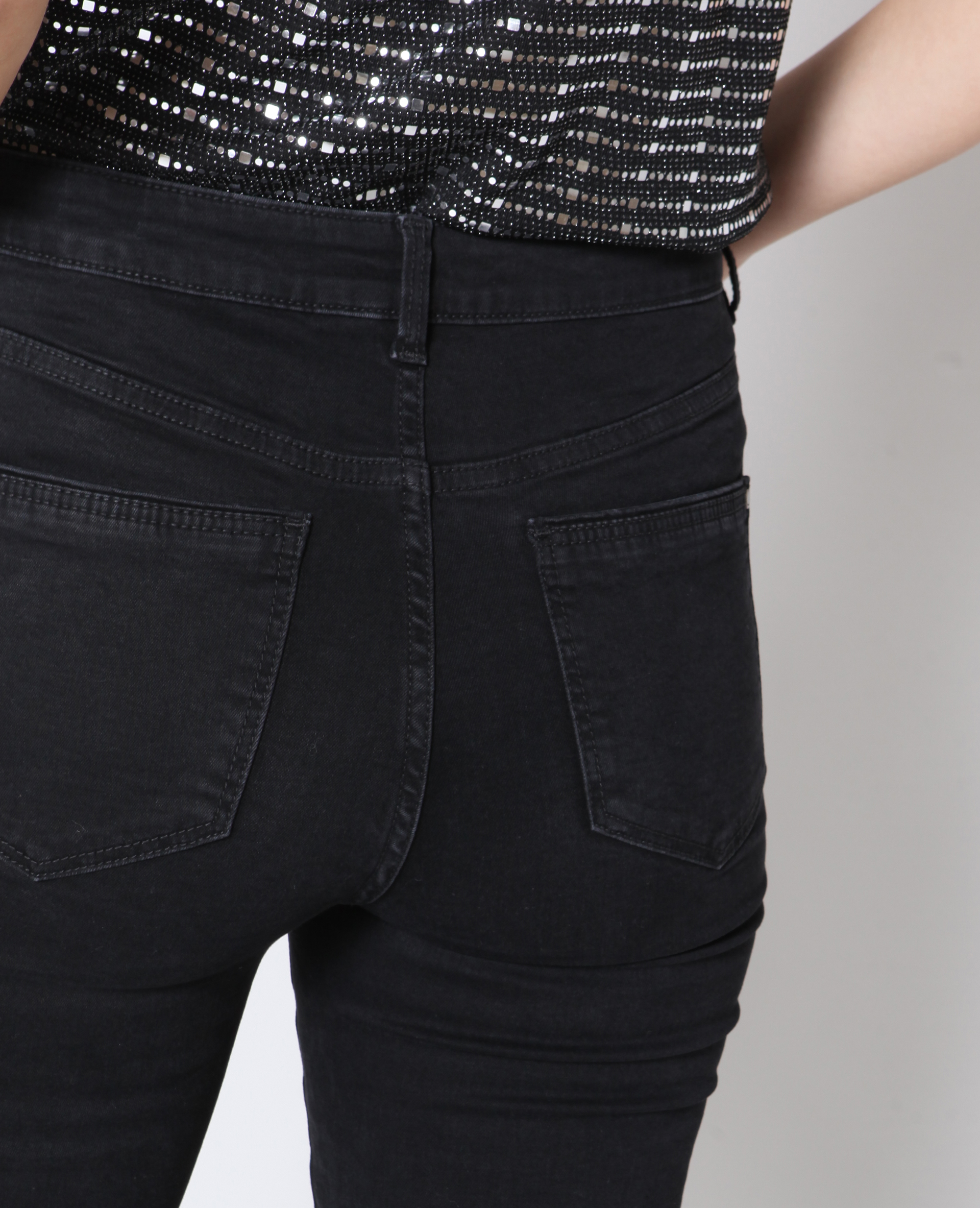 Jean skinny mid waist noir - Pimkie