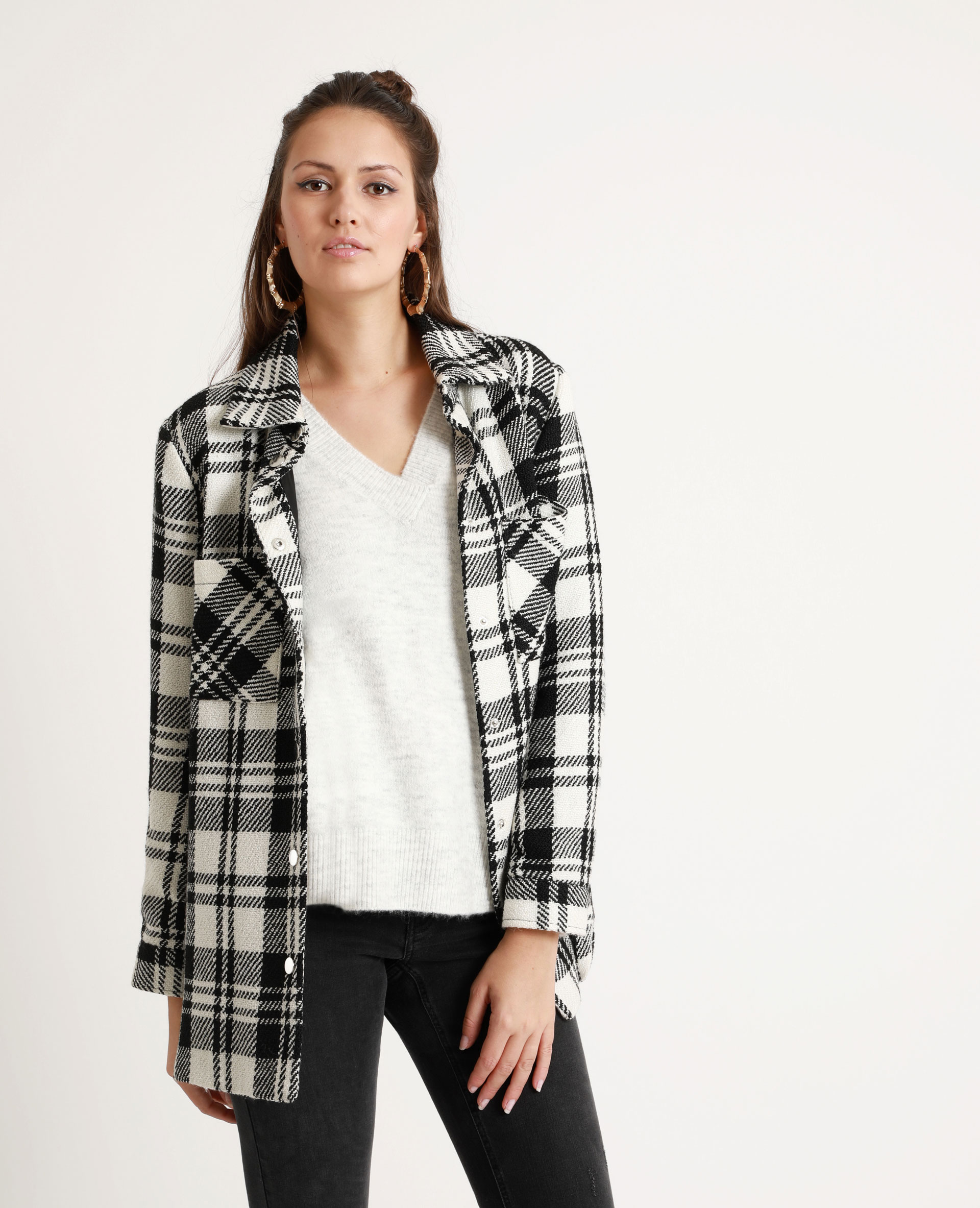 Veste paisse carreaux