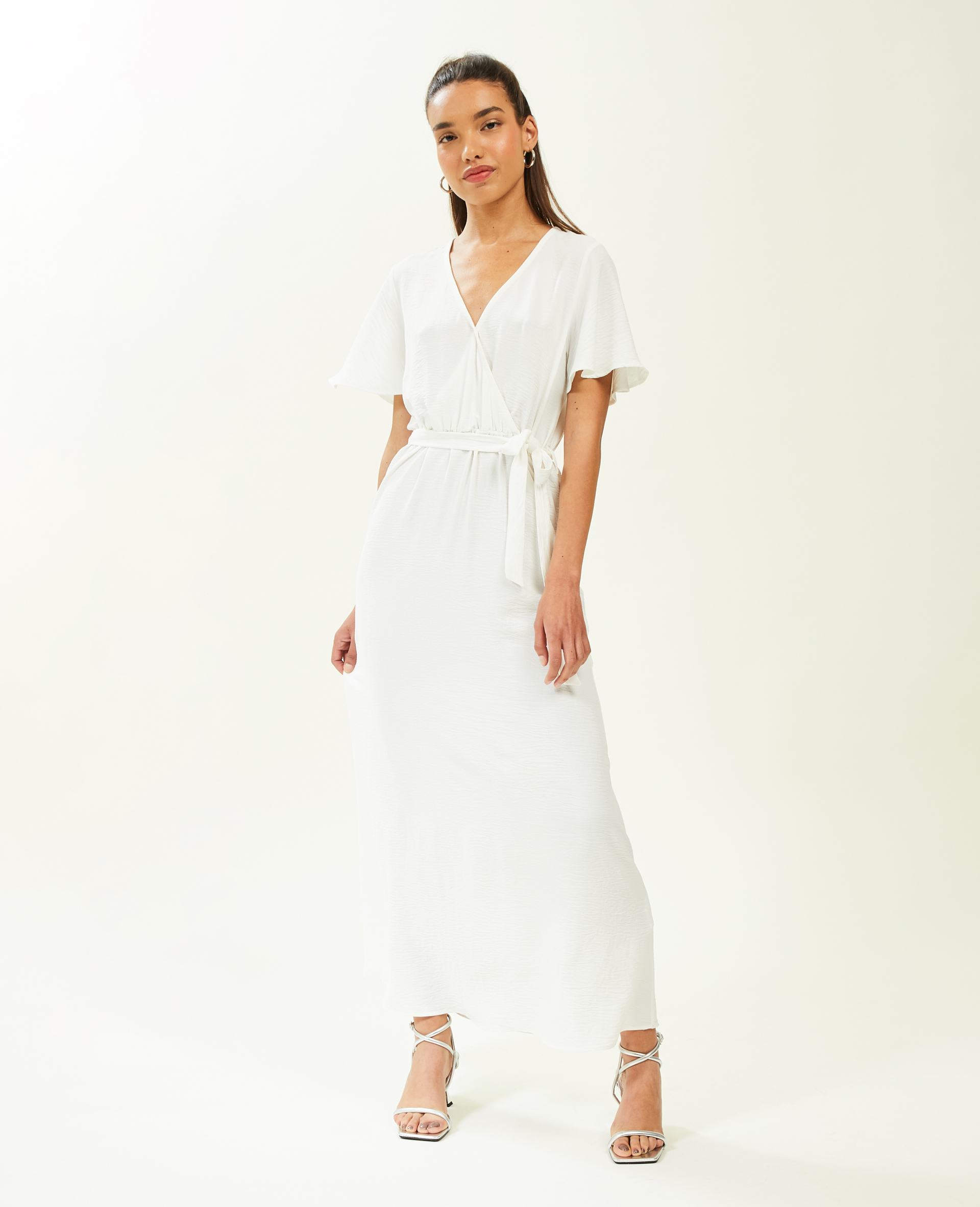 Papillonne robe longue sale