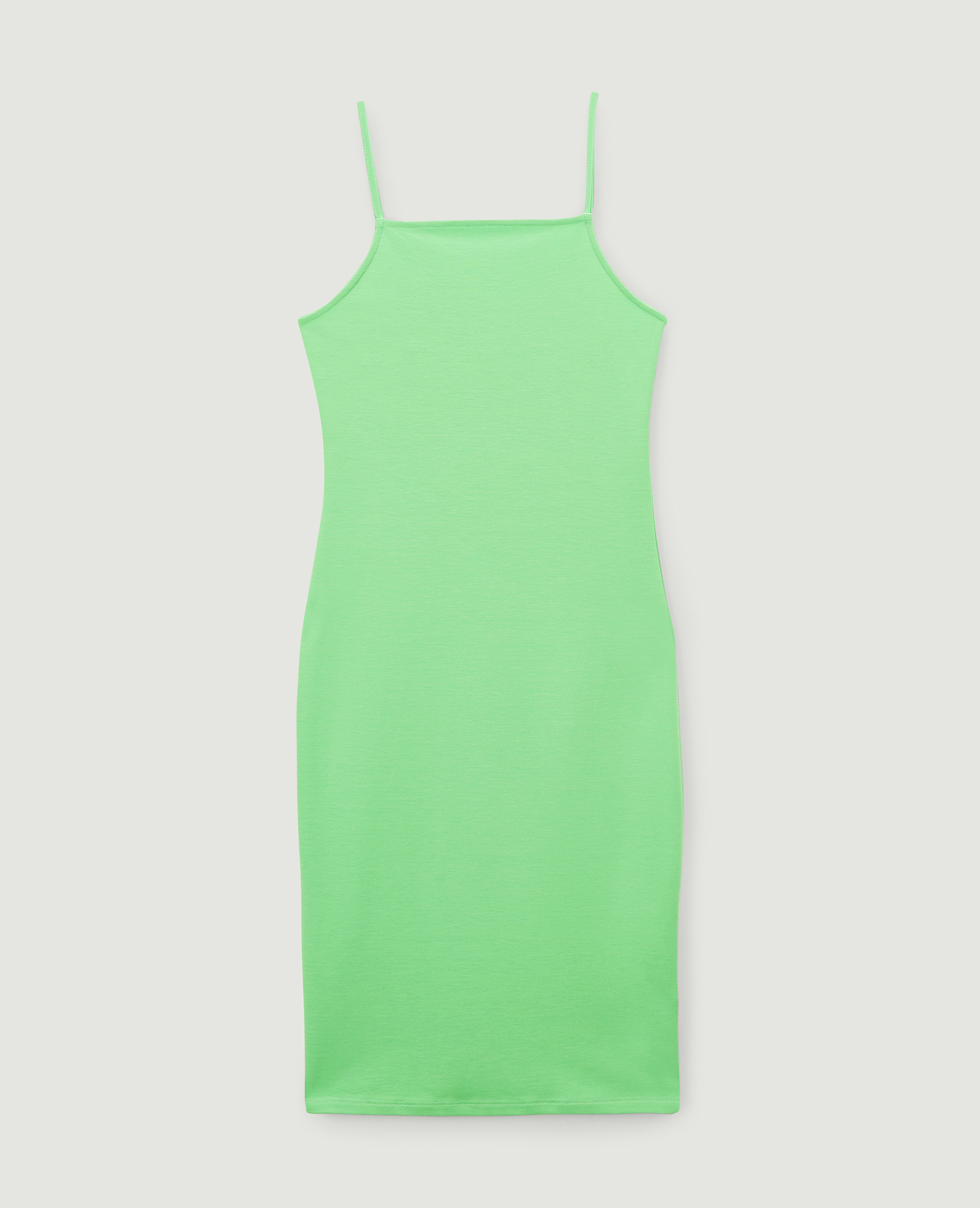 Robe midi moulante vert - Pimkie