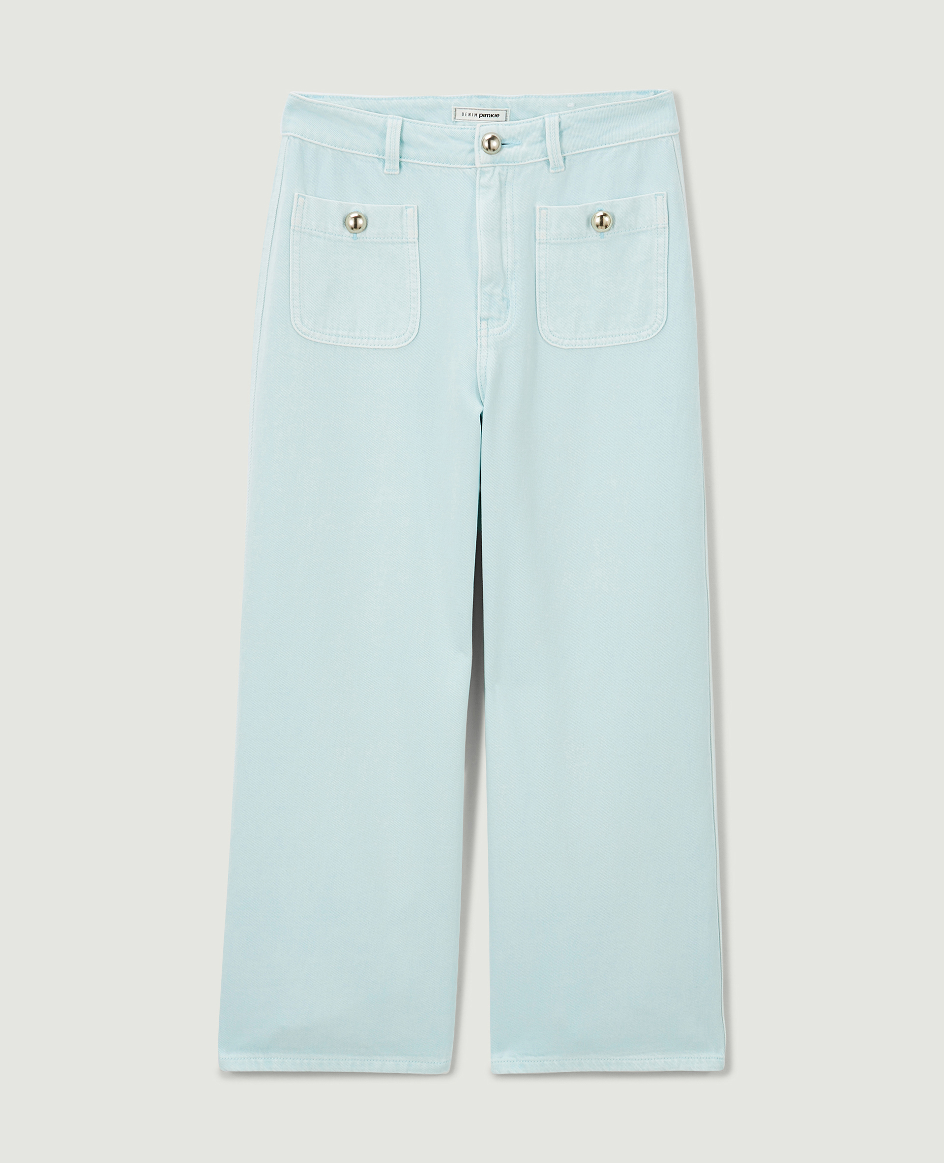 Jean wide taille haute bleu clair - Pimkie
