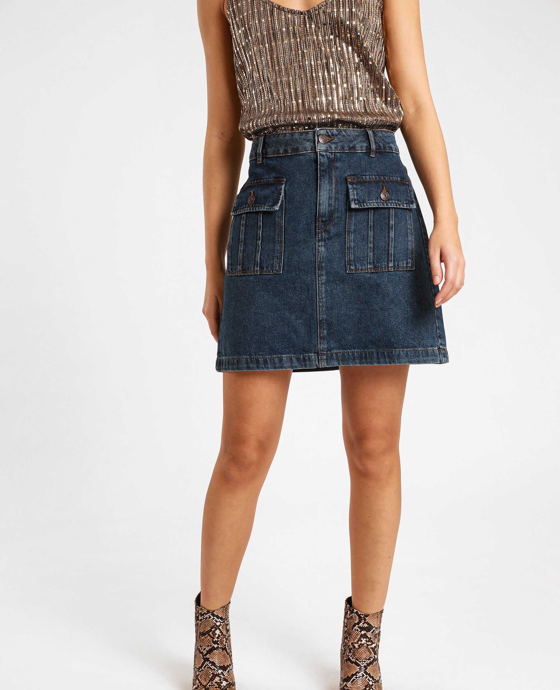 Jupe clearance courte jean