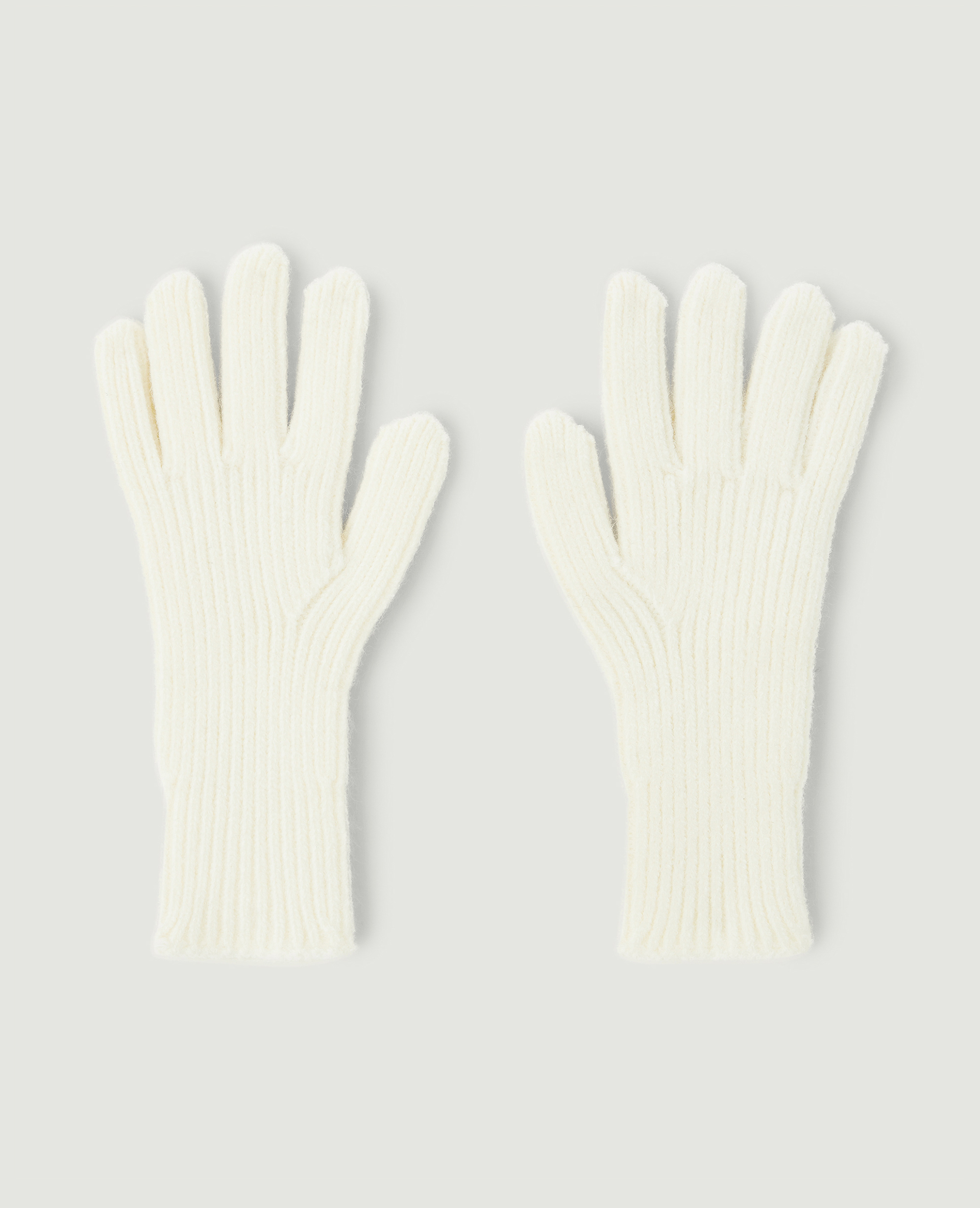 Gants avec ouvertures index et pouce blanc cassé - Pimkie