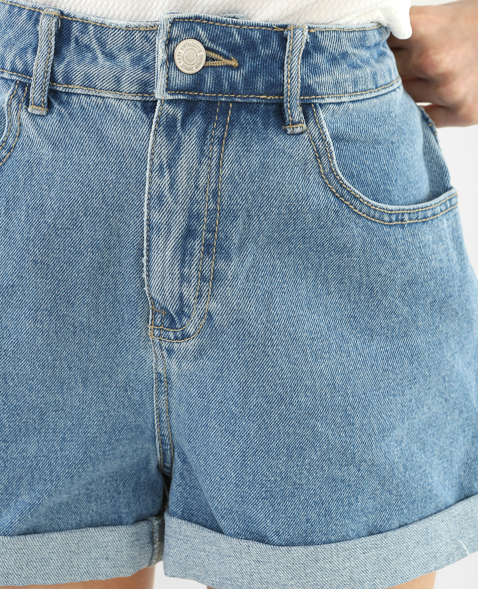 Short mom bleu denim - Pimkie