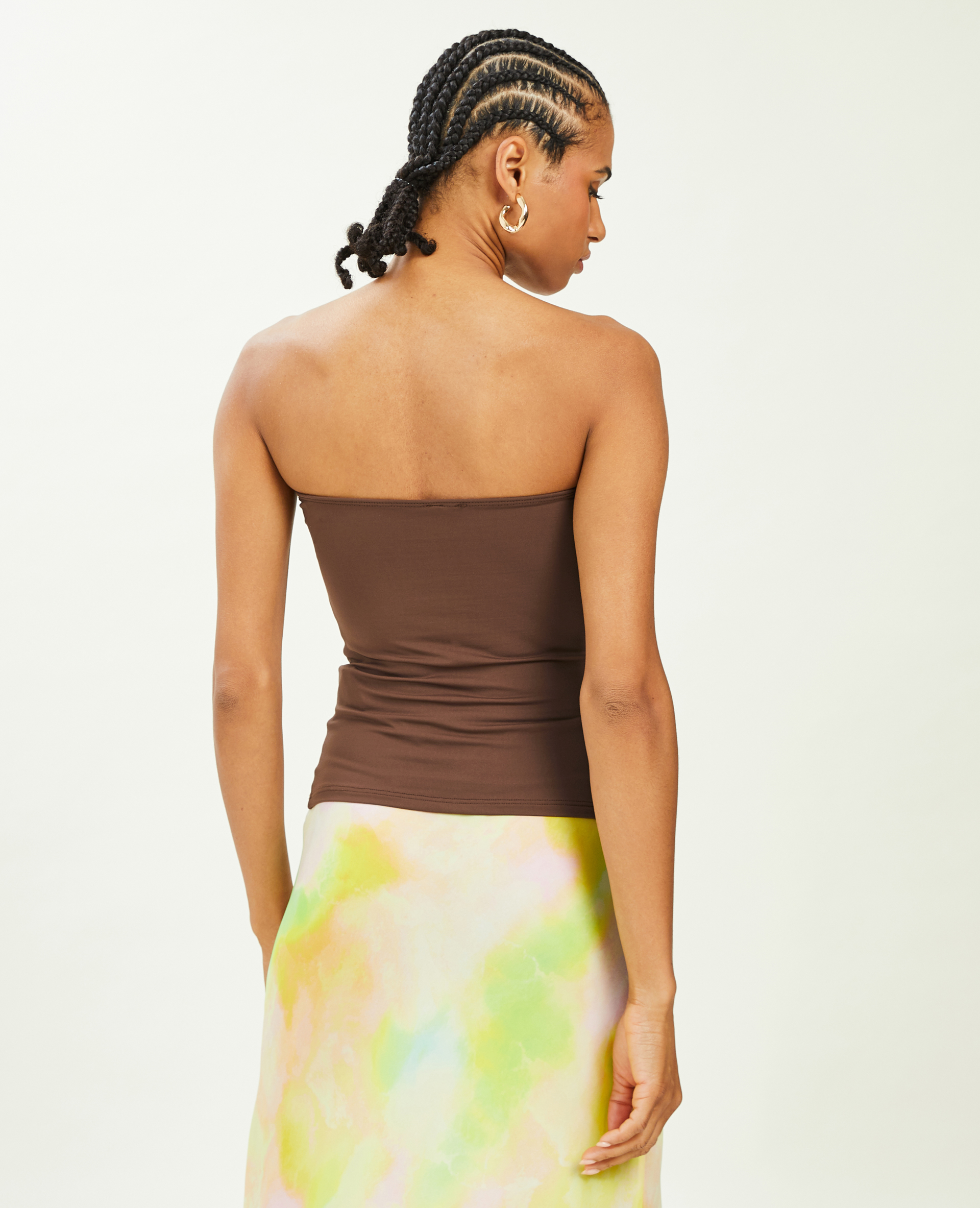 Top bustier marron - Pimkie
