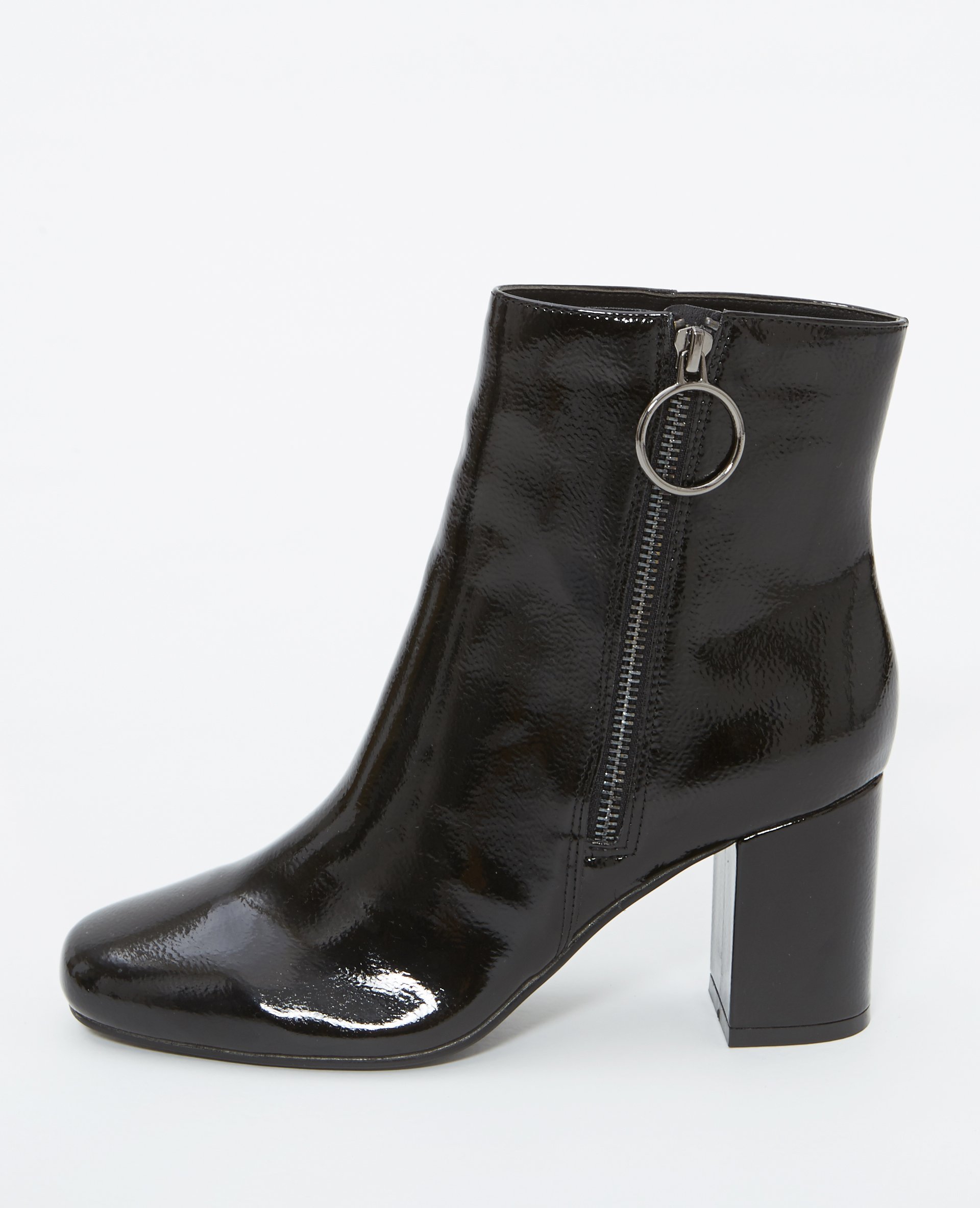 Bottines vernies talons