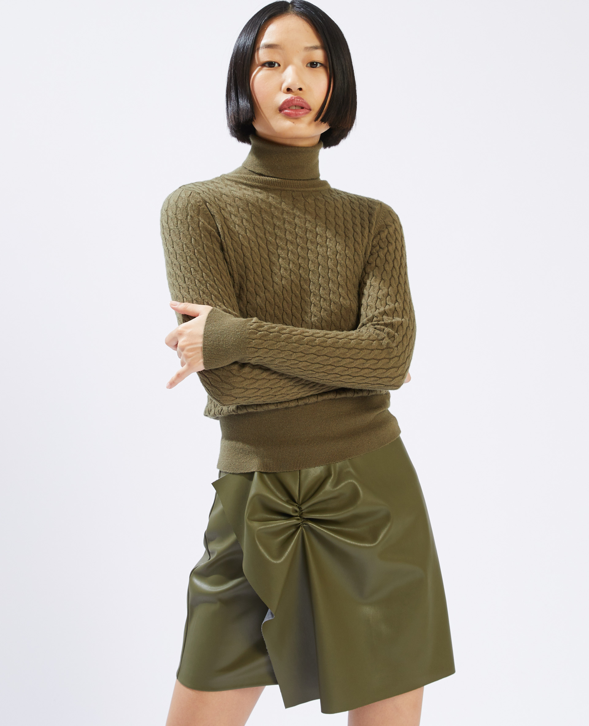 Pull torsade col roule Pimkie