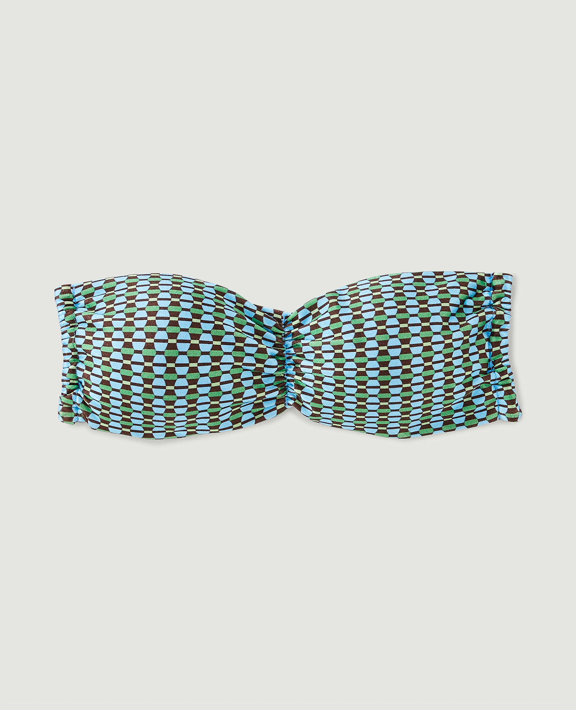 Haut de maillot de bain bandeau dos nu vert - Pimkie