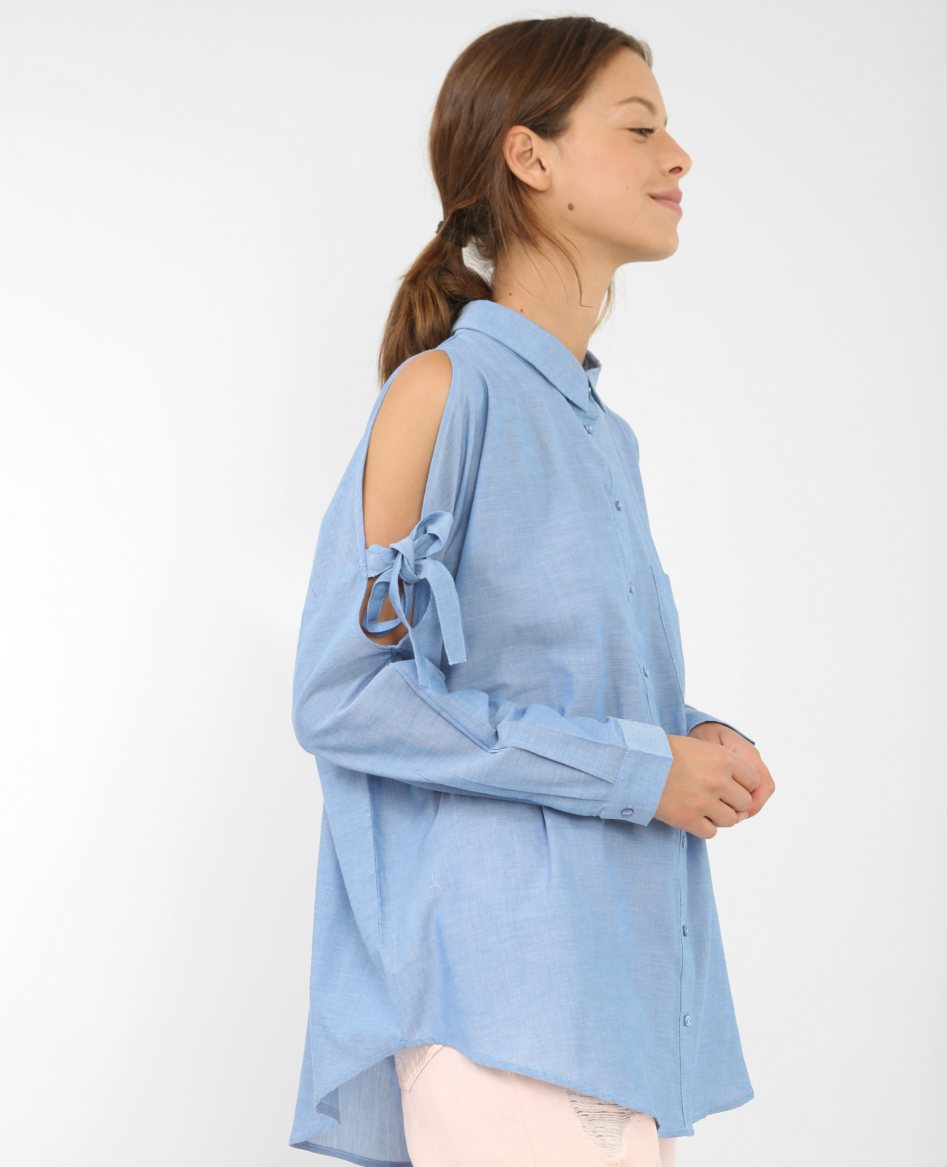 Chemise femme hotsell epaule dénudée