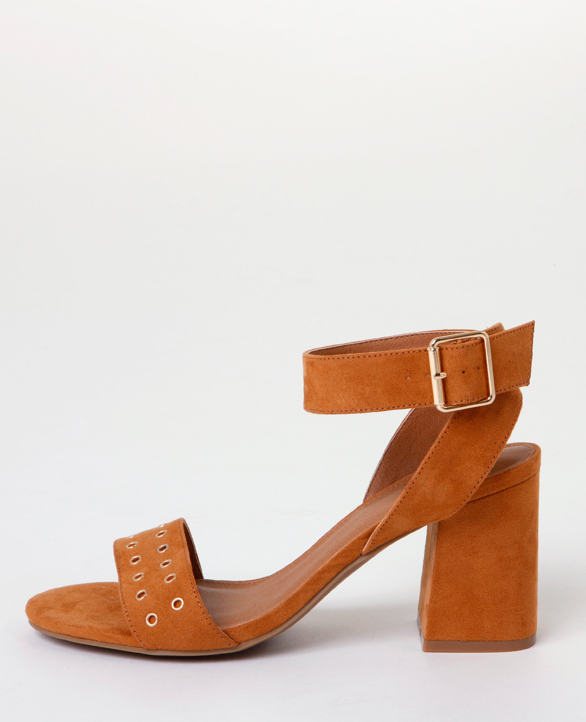 Sandale marron a talon new arrivals