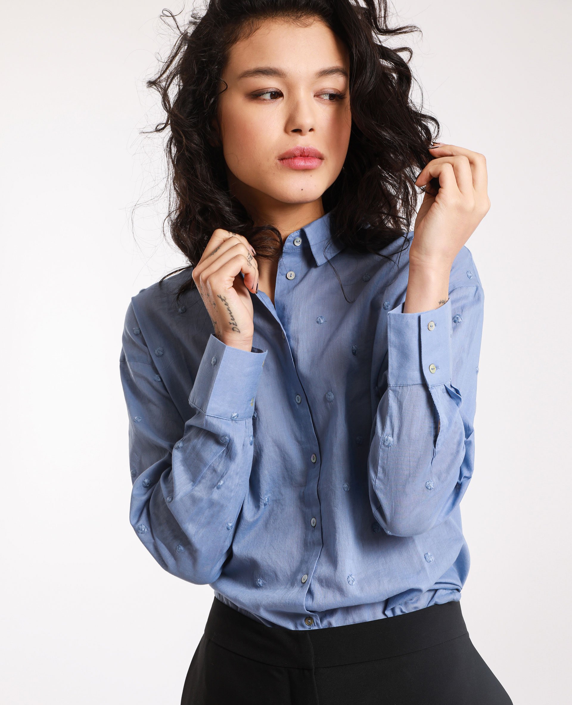 Chemise a motifs