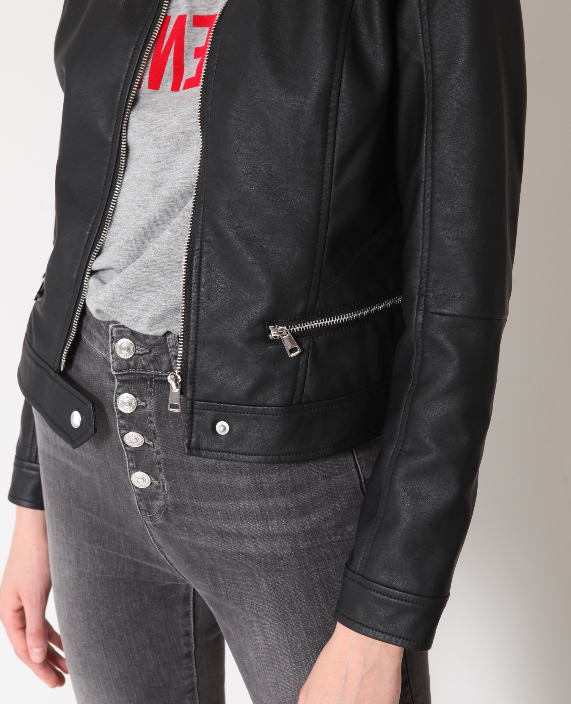 Veste en faux cuir Pimkie