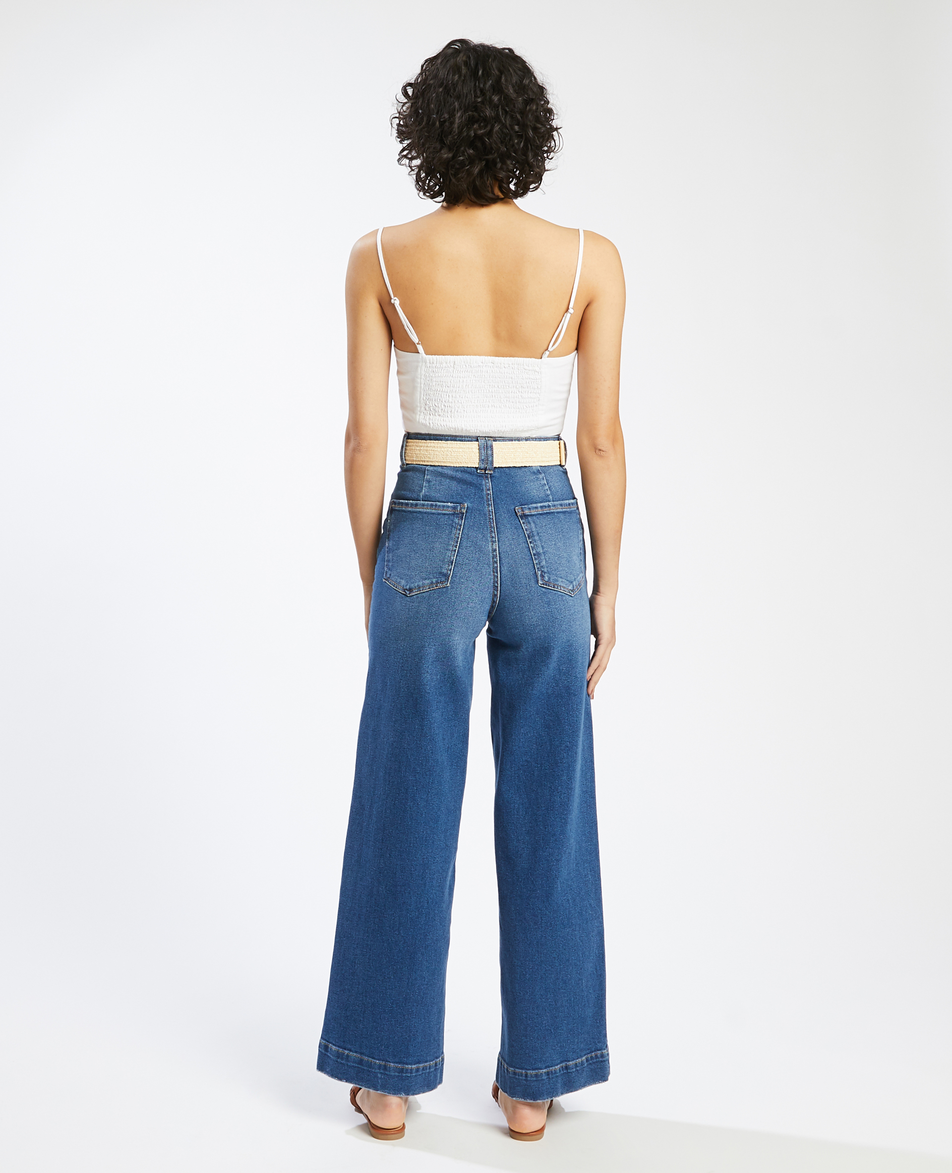Brassière fines bretelles blanc - Pimkie