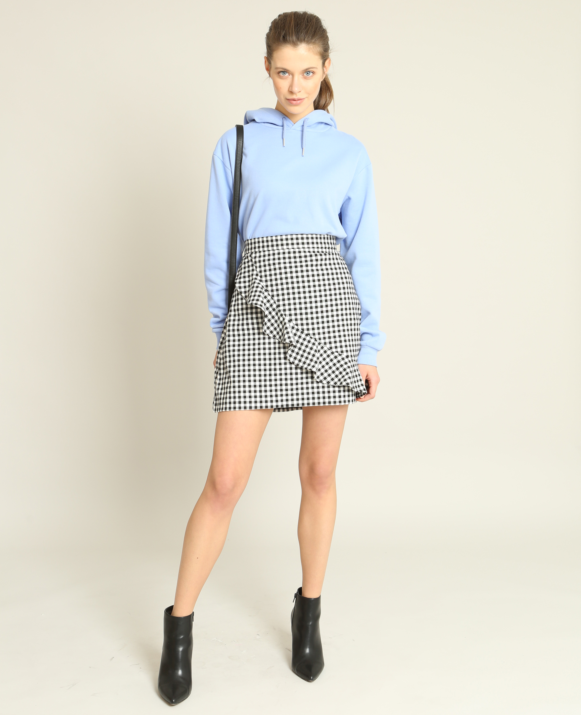Sweat à capuche bleu - Pimkie