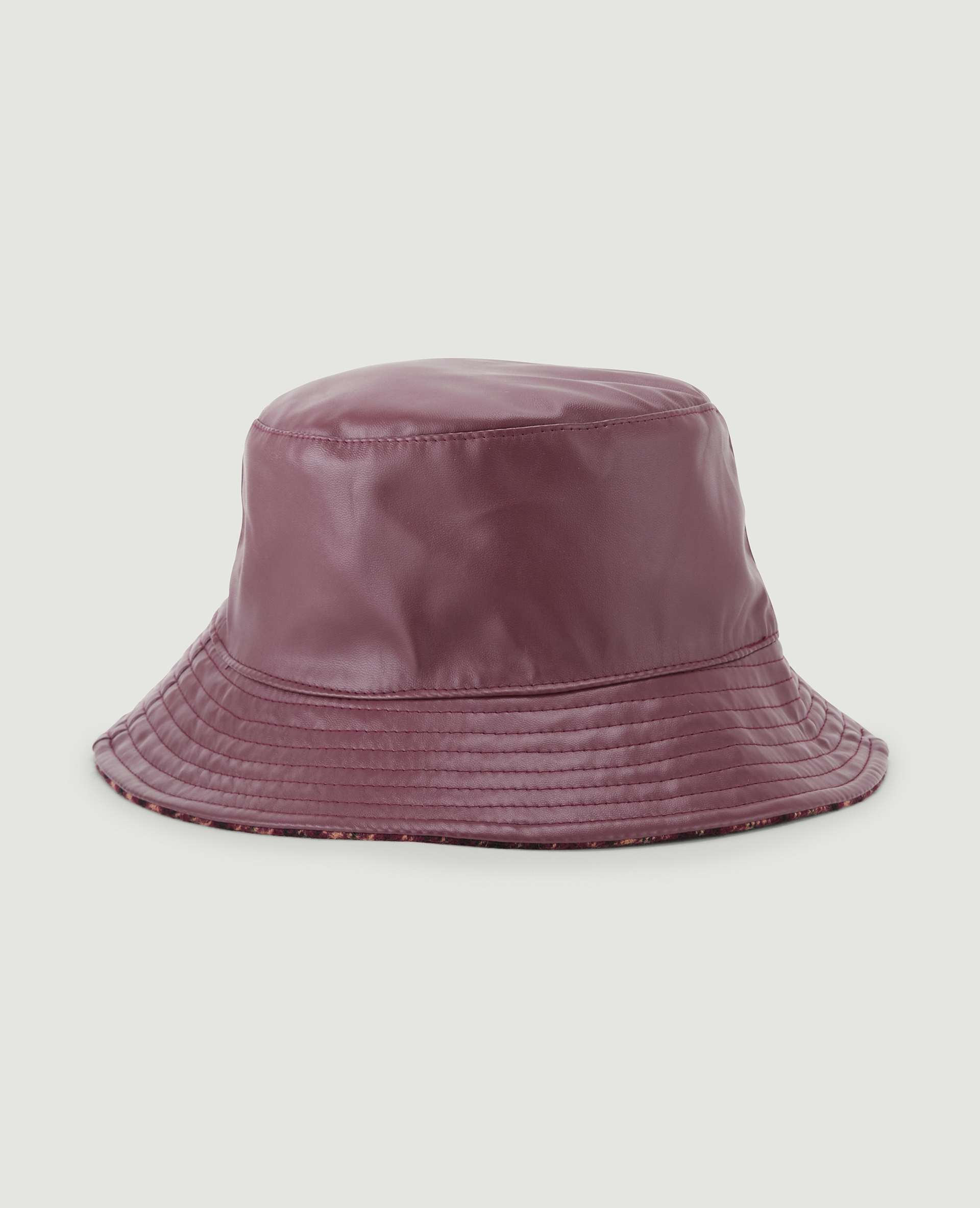Bob réversible bimatière bordeaux - Pimkie