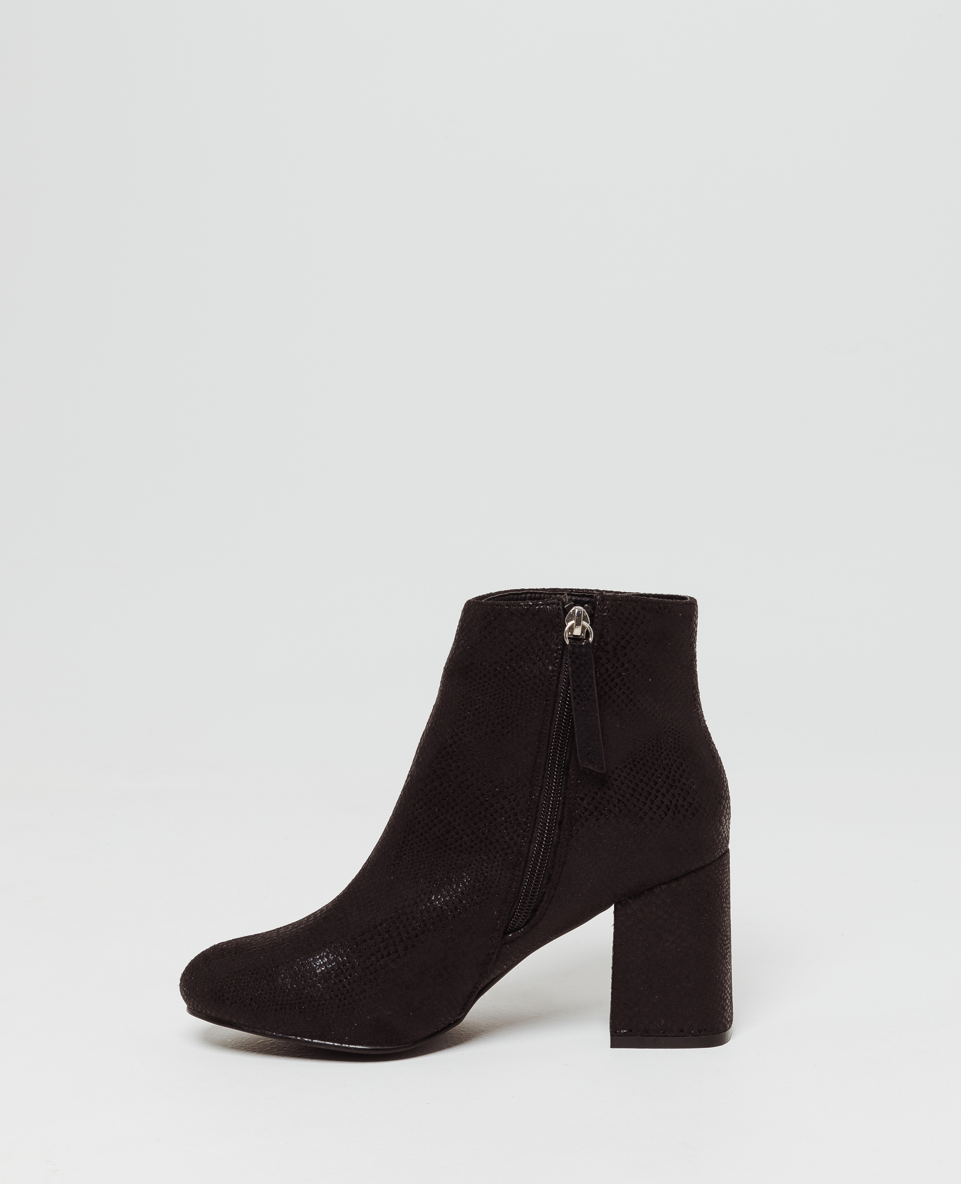 Bottines serpent noir outlet