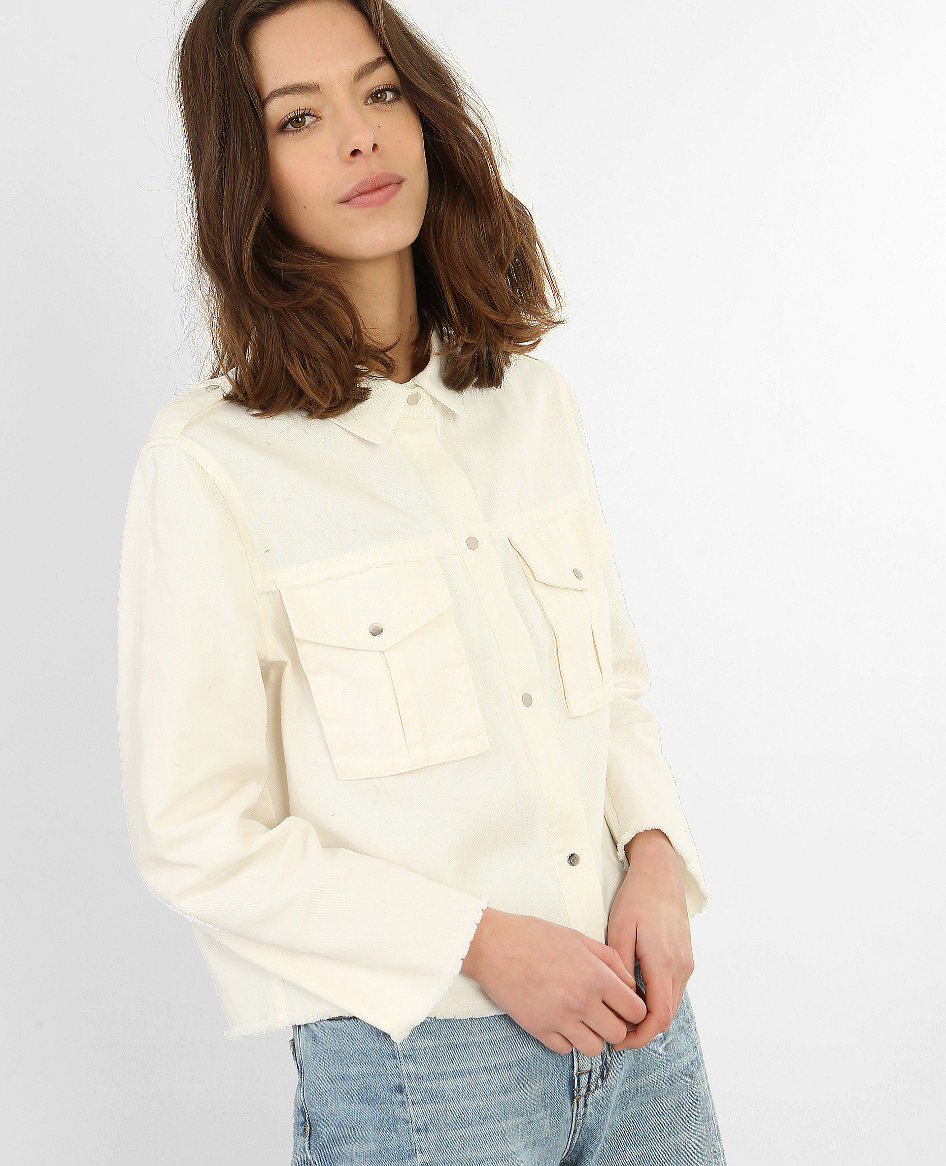 Veste blanche pimkie clearance