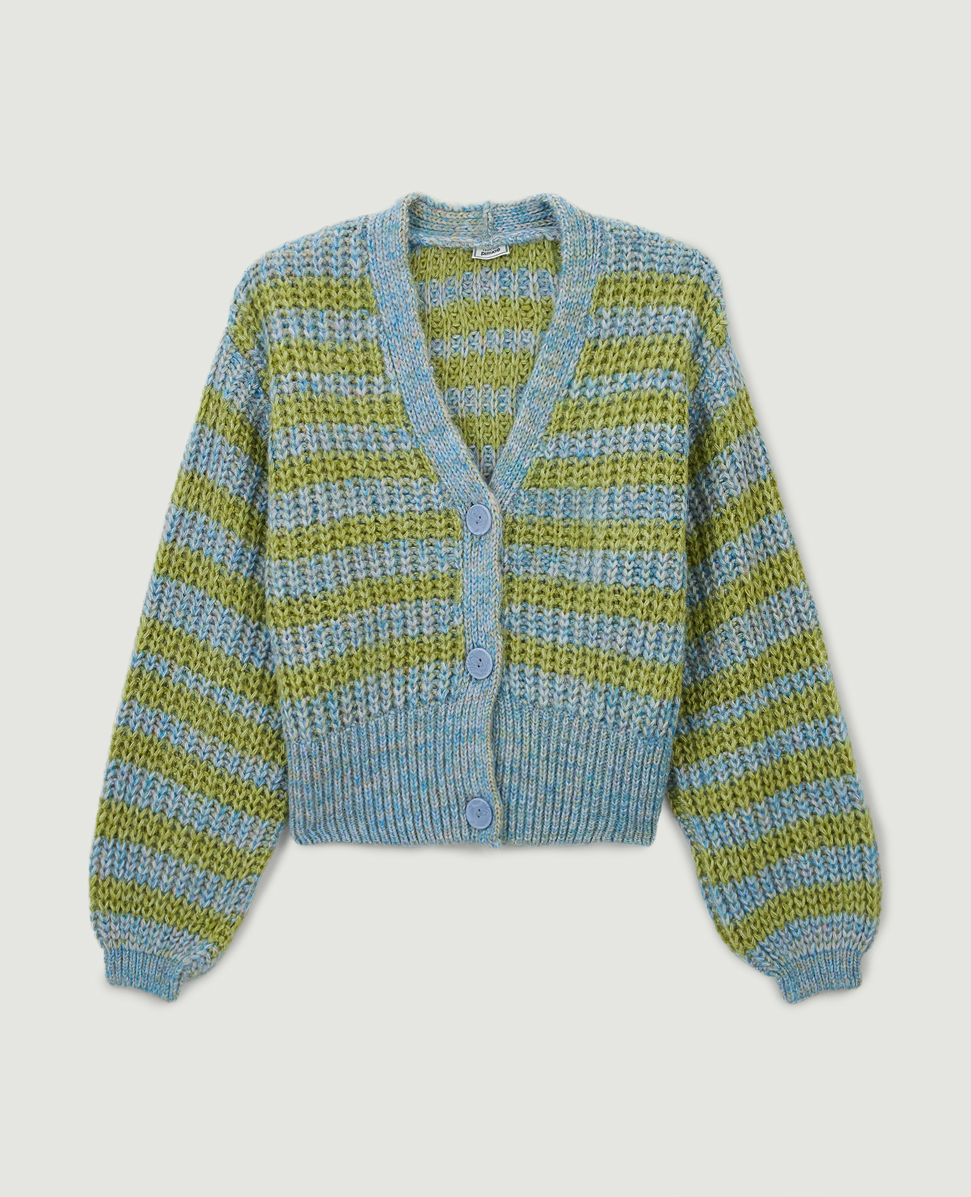 Gilet grosses mailles bleu - Pimkie