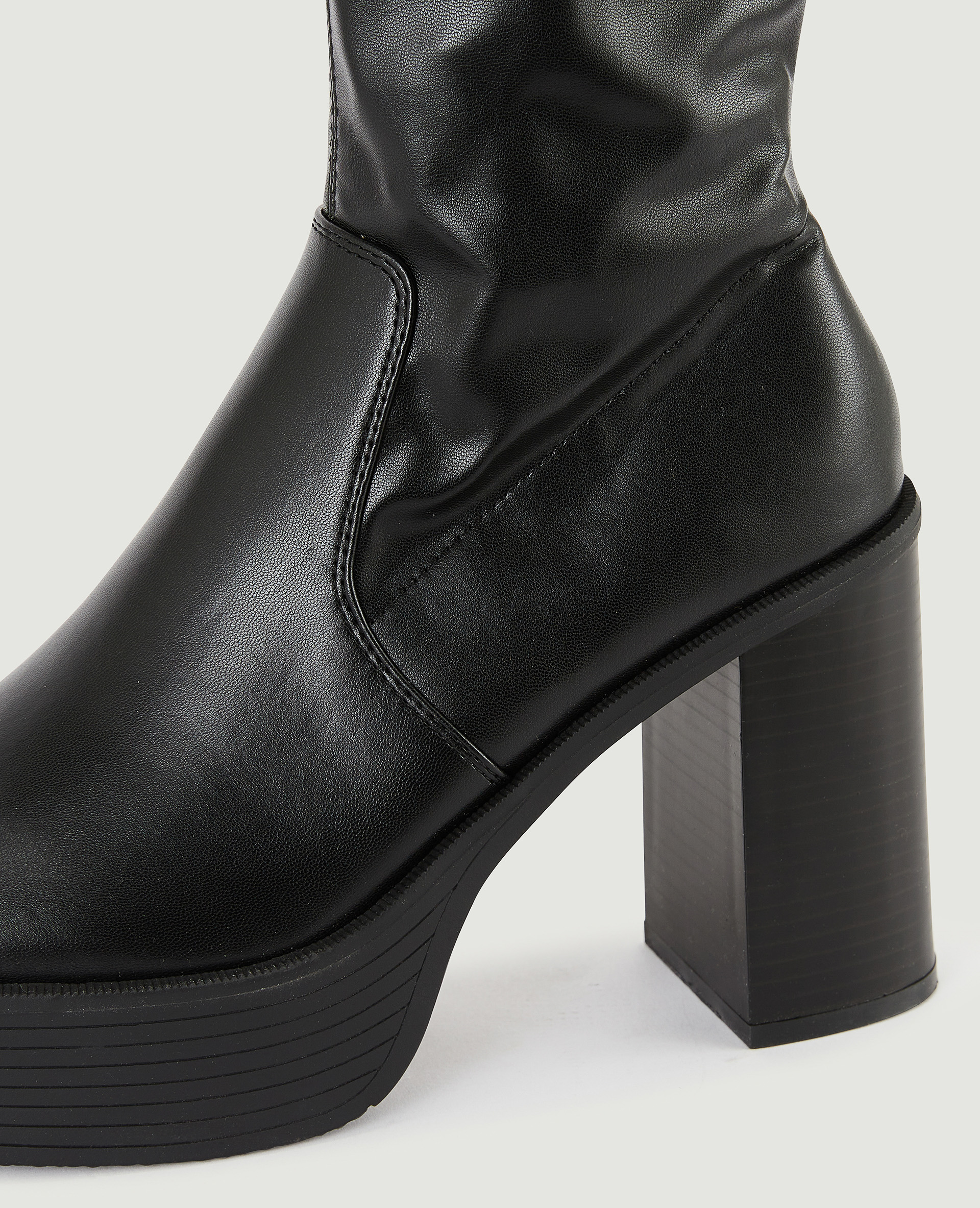 Cuissardes plateformes noir - Pimkie