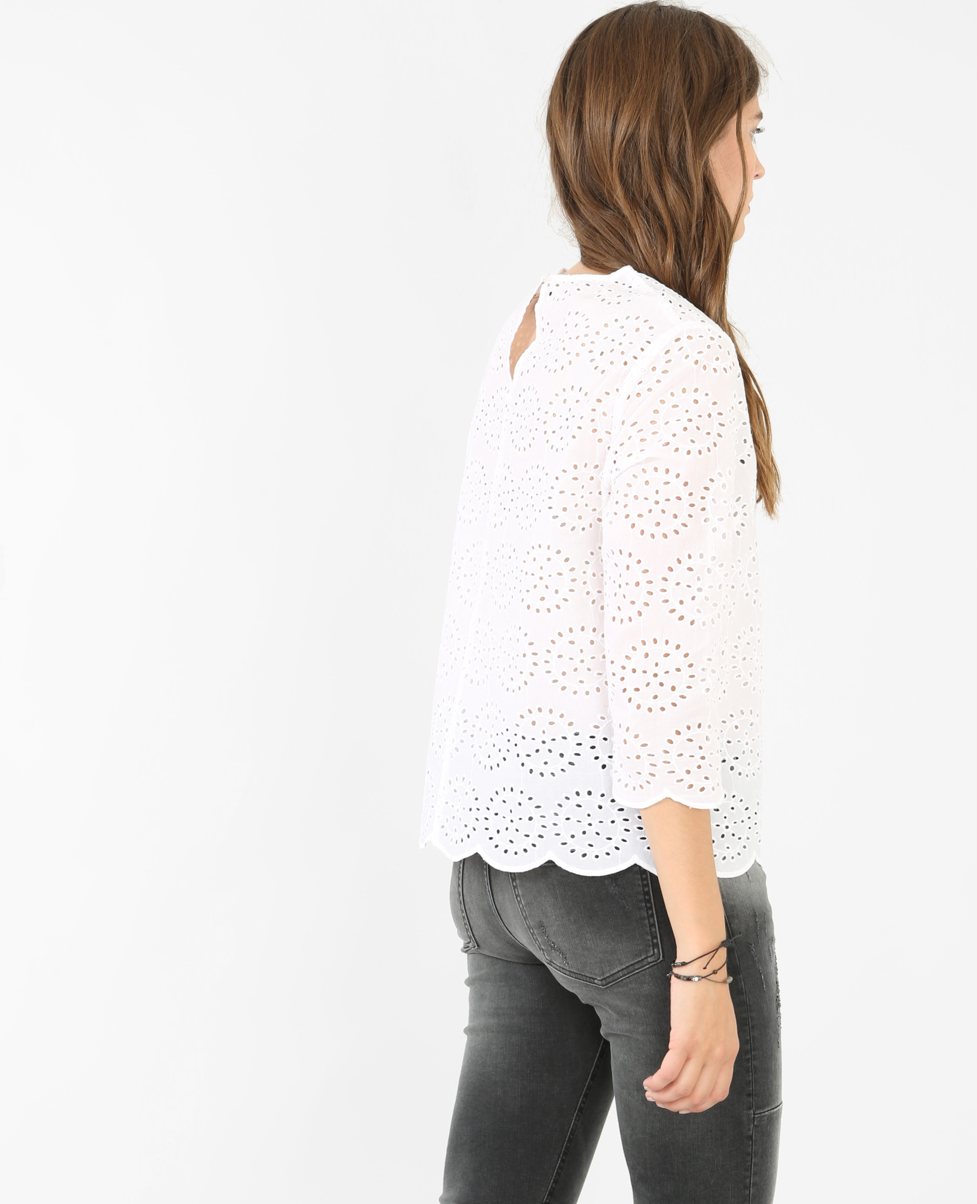 converse blanche broderie anglaise