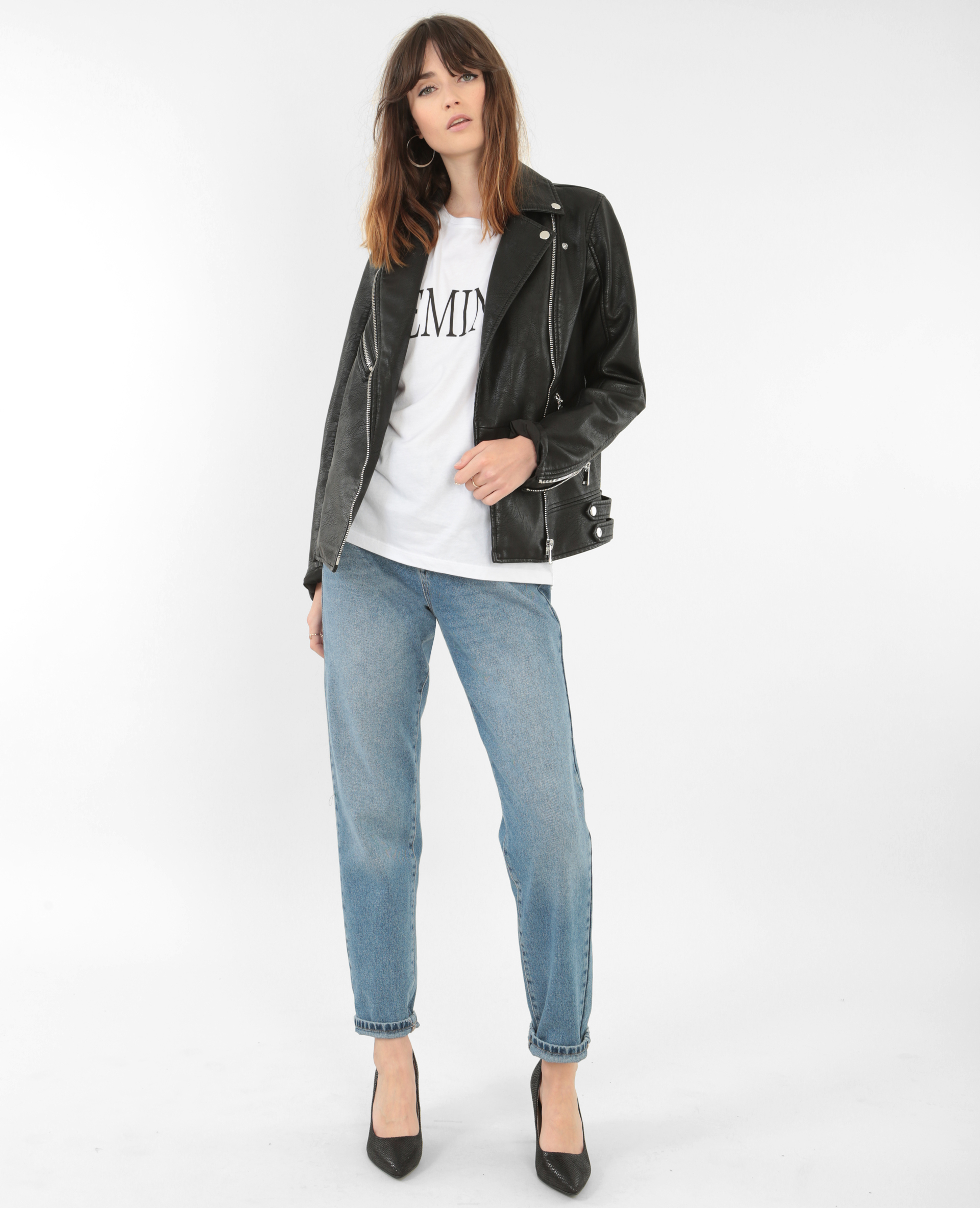 T-shirt "Feminist" collection limitée blanc - Pimkie