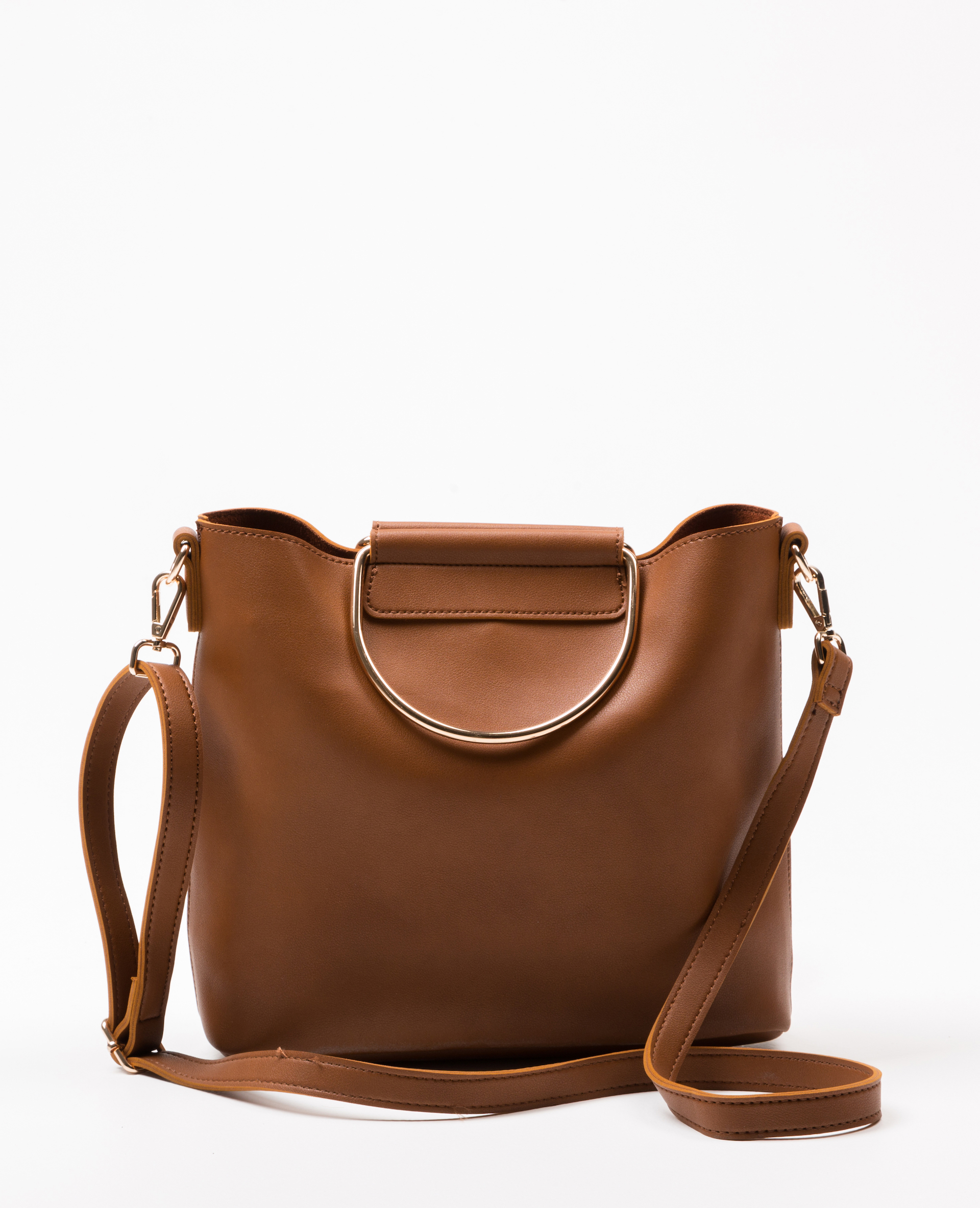 Sac anses métalliques camel - Pimkie