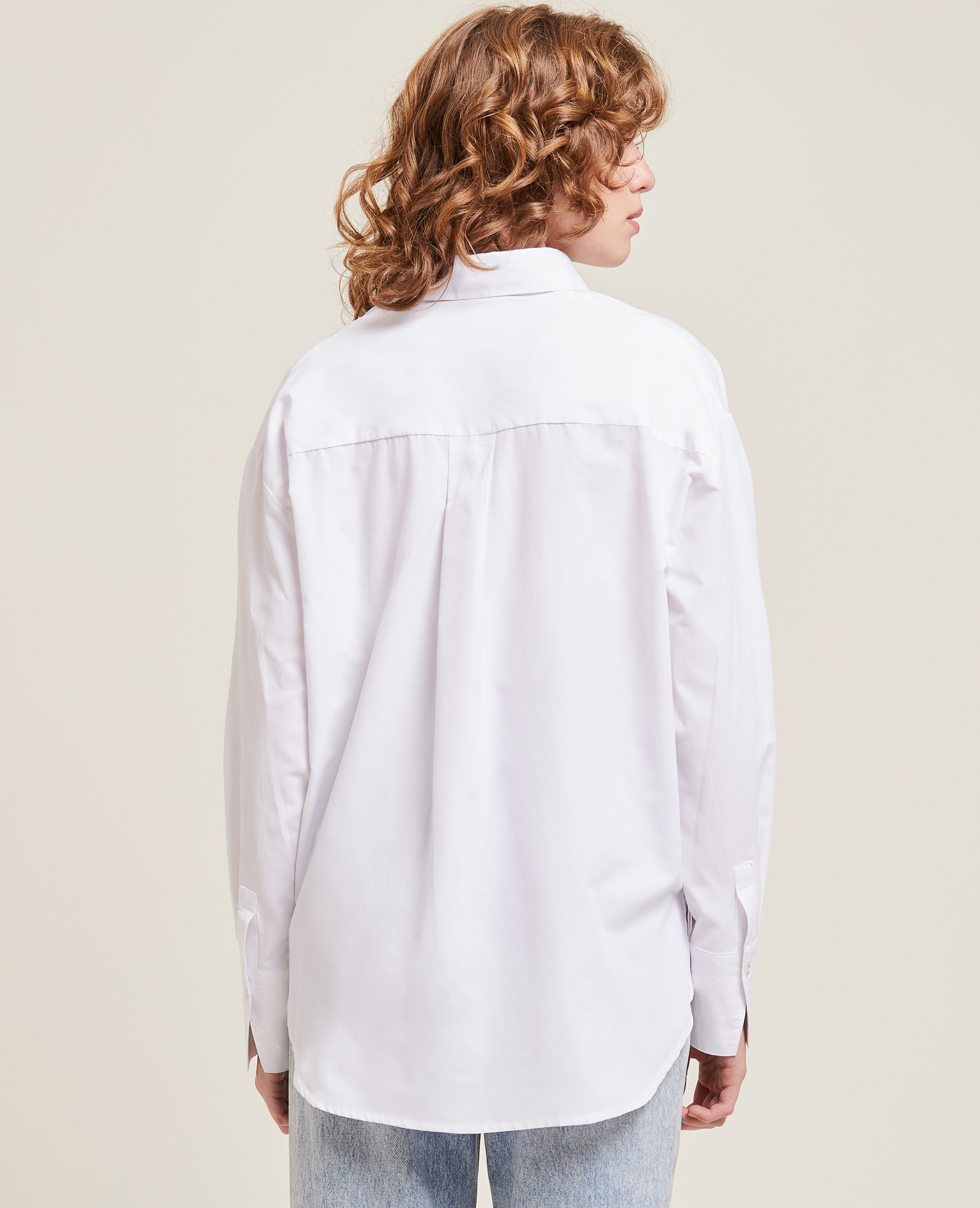 Chemise manches longues blanc - Pimkie