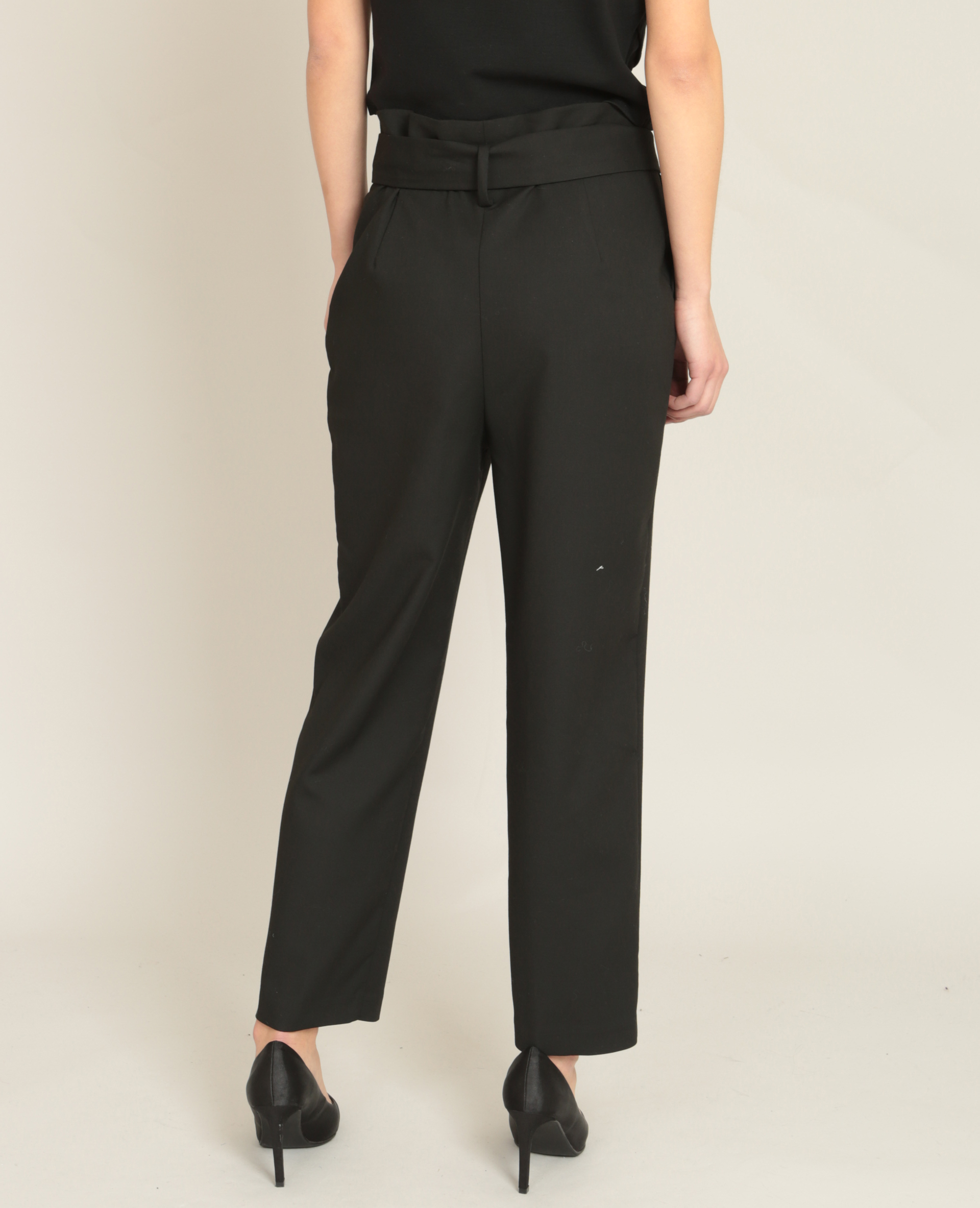 Pantalon carotte noir - Pimkie