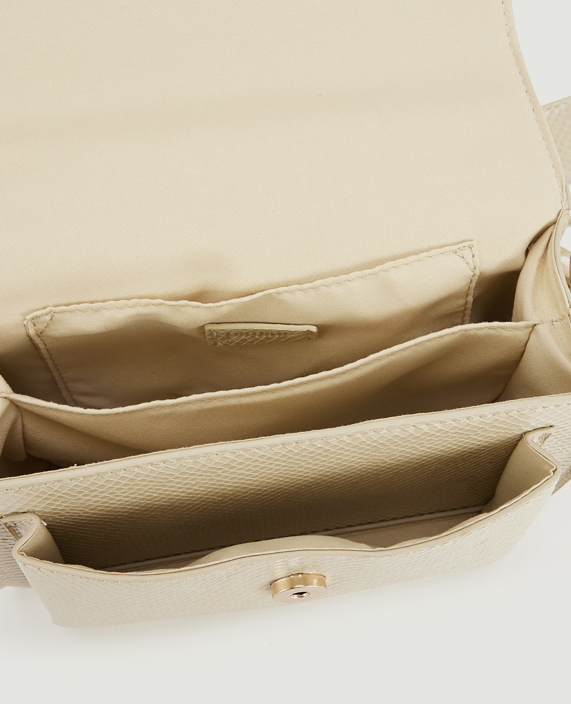 Sac boxy poignée chaînette beige - Pimkie