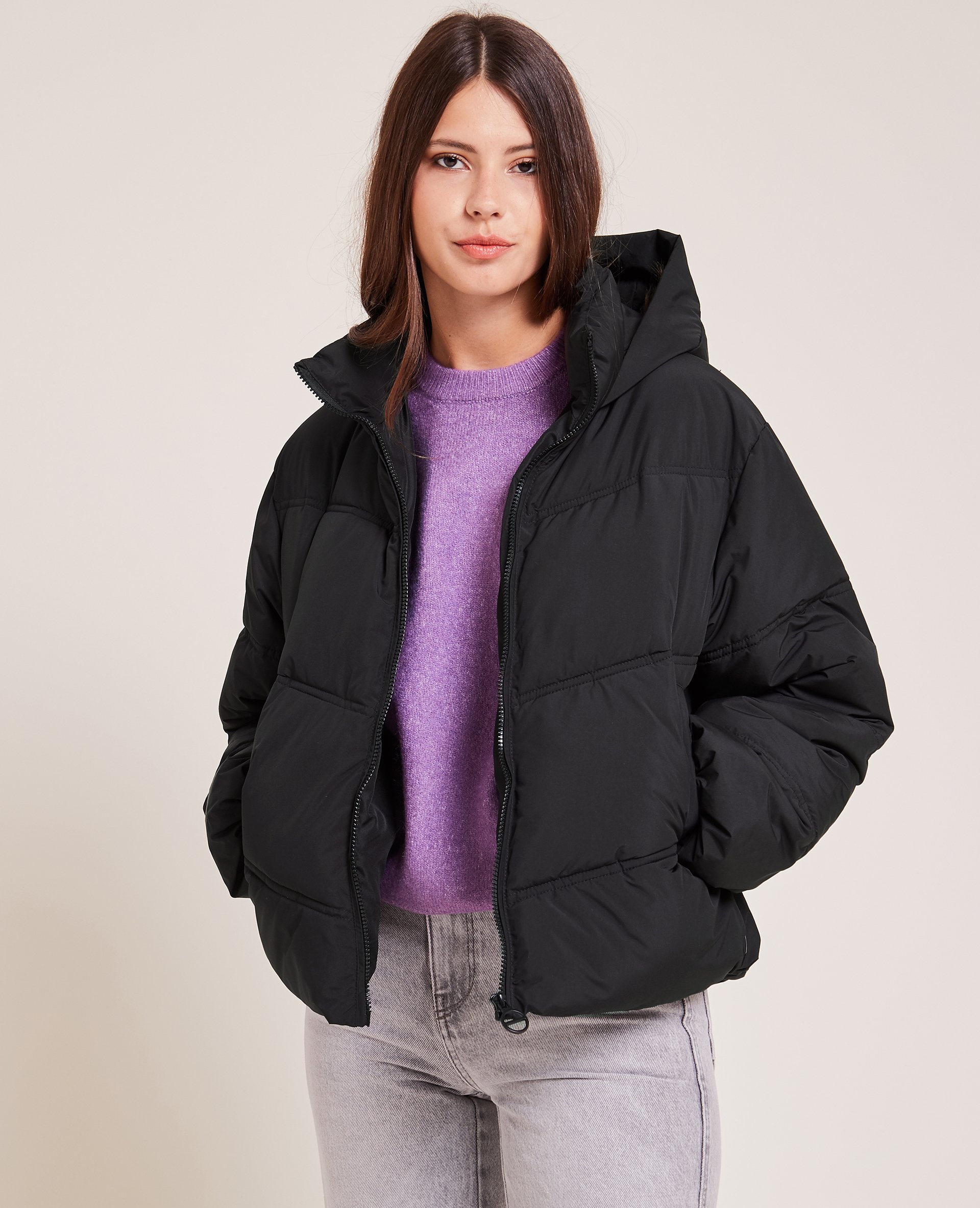 Doudoune oversize avec capuche
