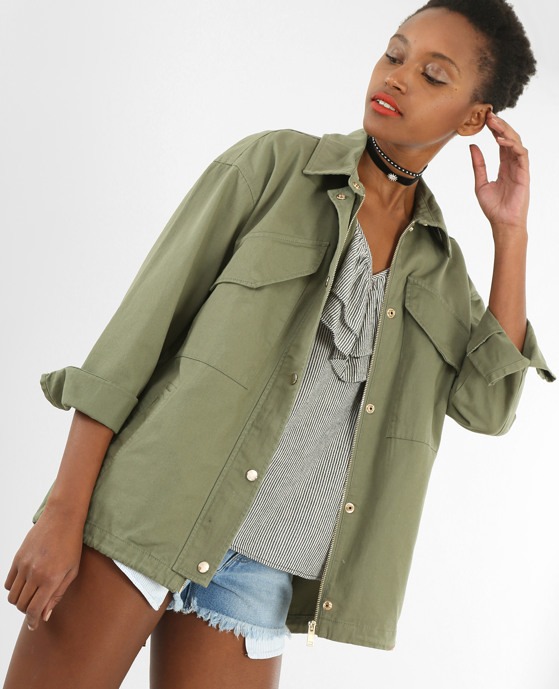 Pimkie Veste Kaki United Kingdom SAVE 52 42 OFF