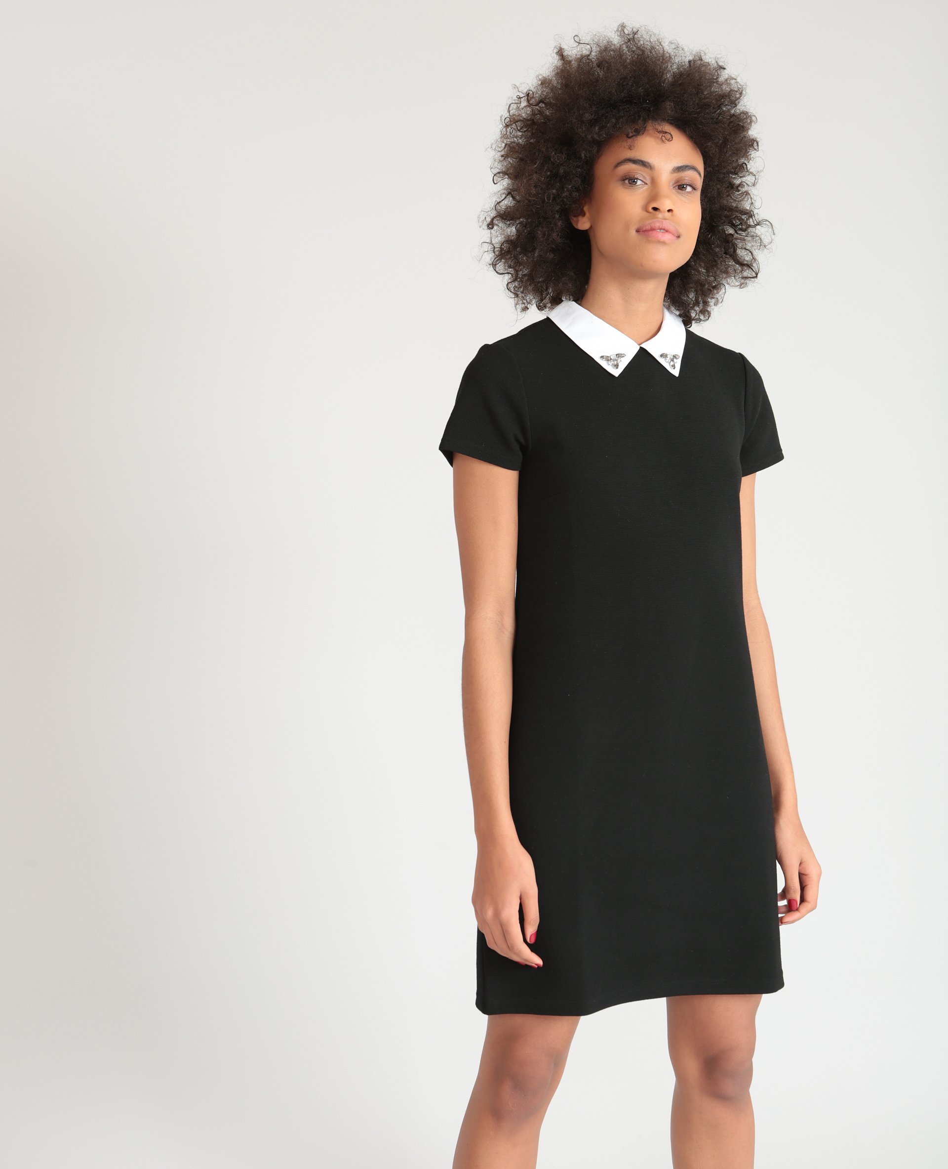 robe pull col claudine