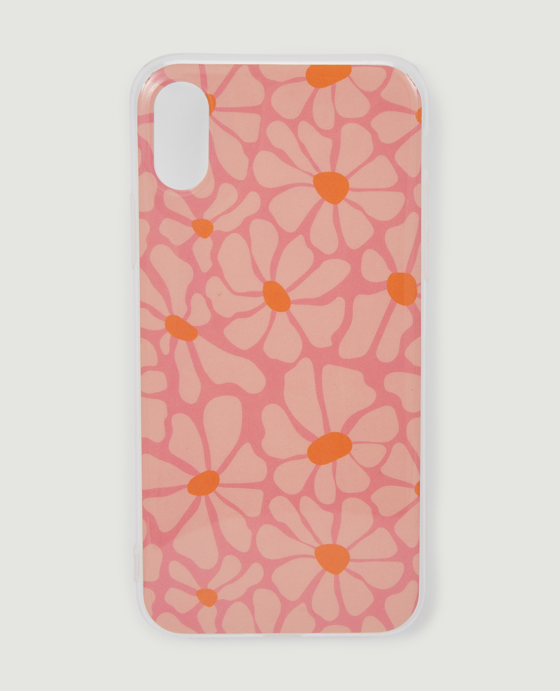 Coque iPhone Fleurs rose clair - Pimkie