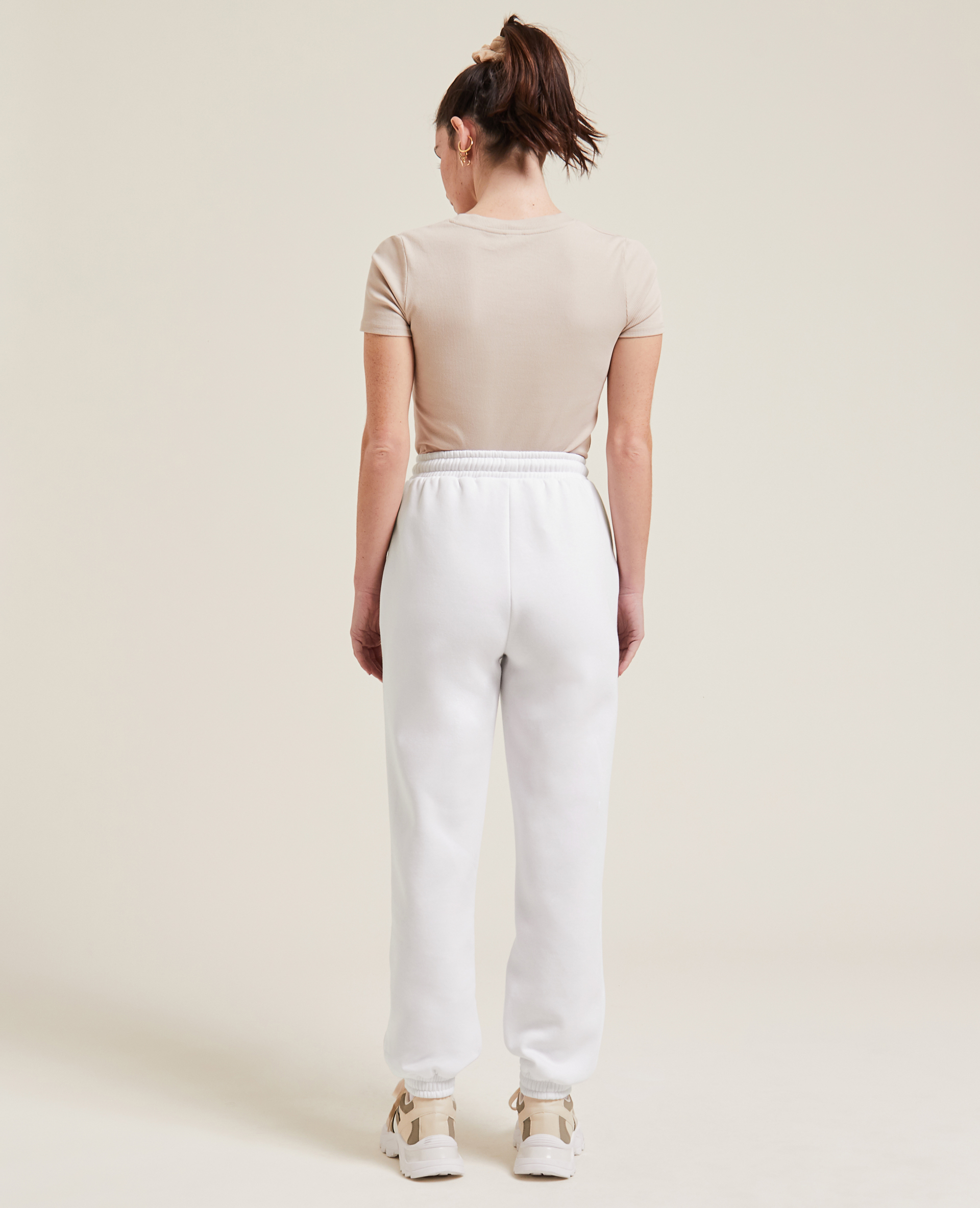 Pantalon de jogging en molleton blanc - Pimkie