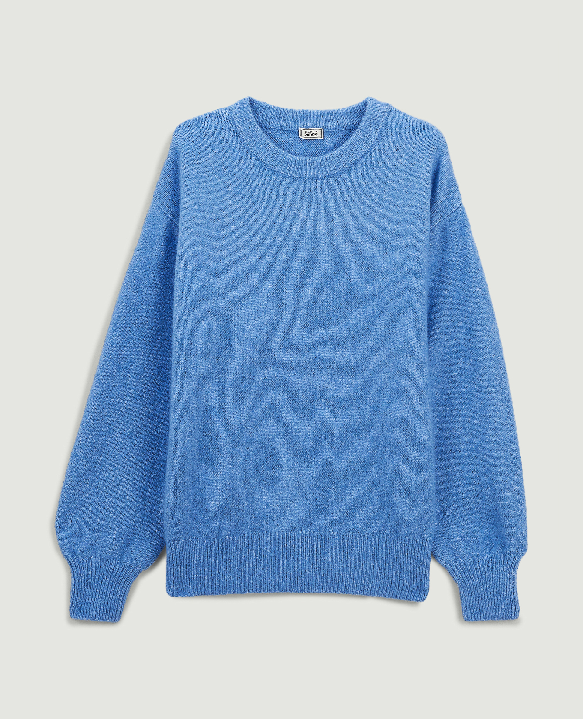Pull maille col rond bleu - Pimkie