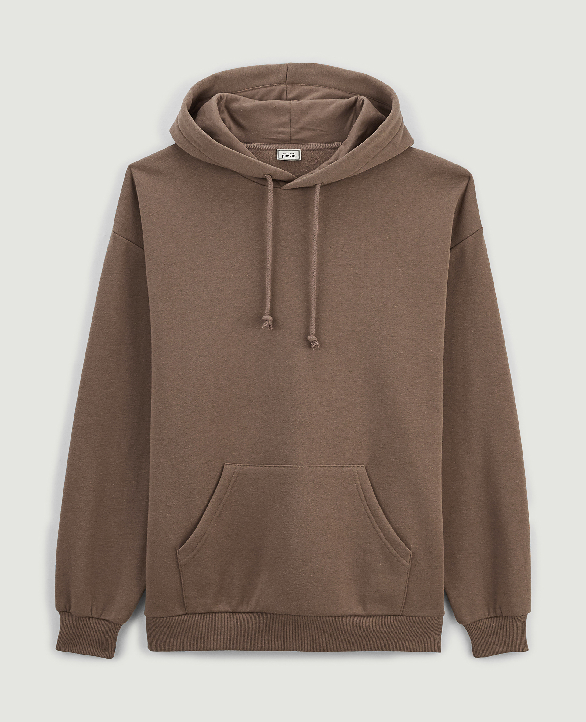 Sweat capuche oversize marron - Pimkie