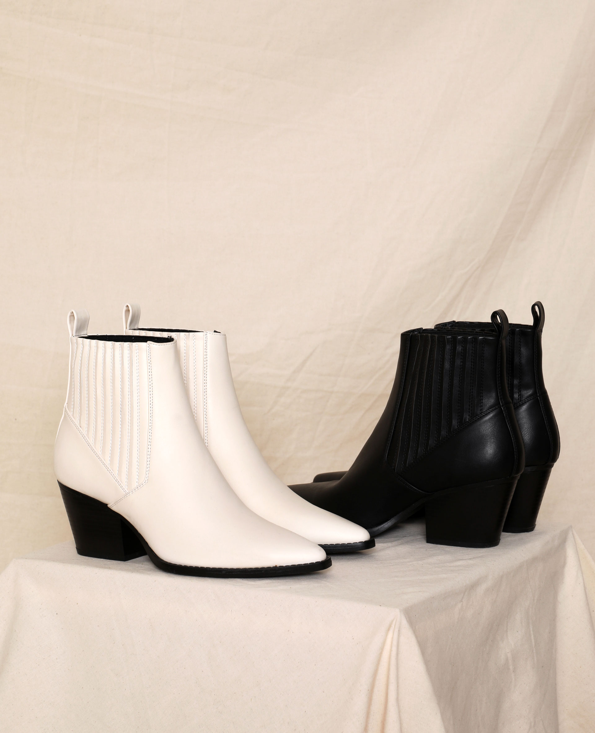 Boots style western blanc - Pimkie