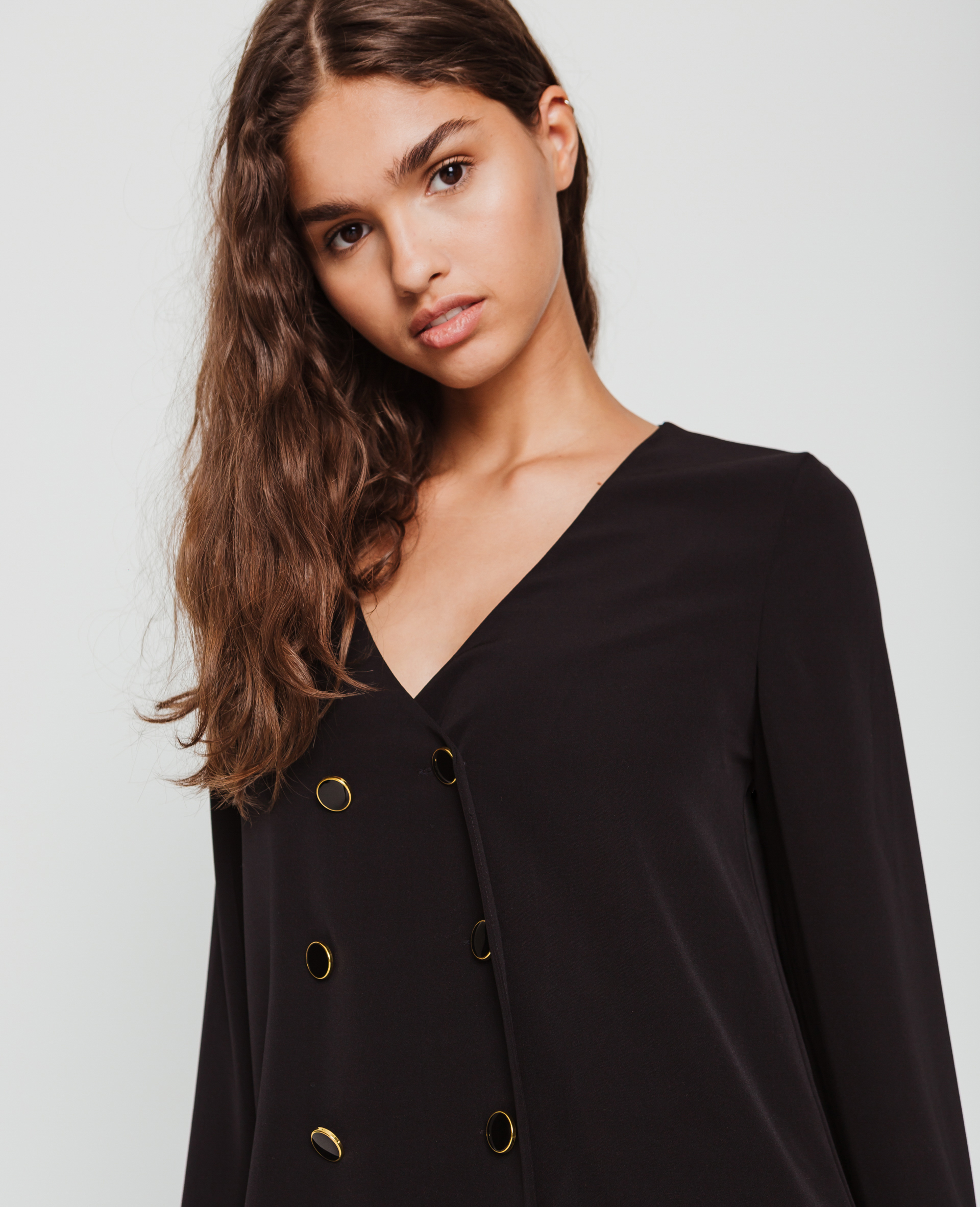 Blouse boutonnée noir - Pimkie