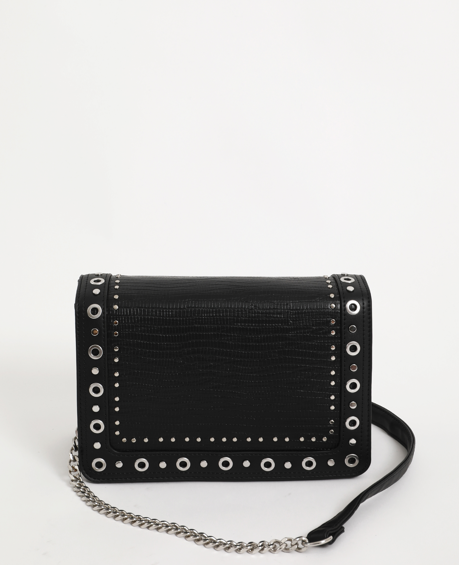 Sac clouté noir outlet