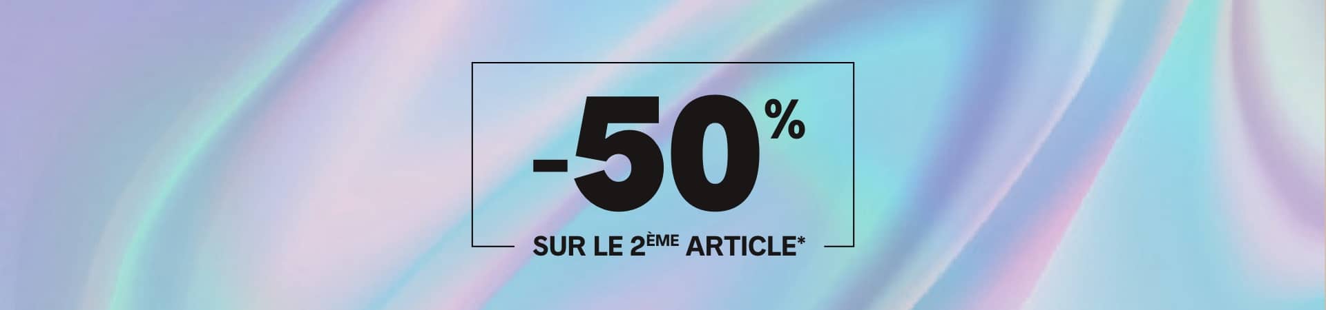 -50% sur le 2éme article - Pimkie