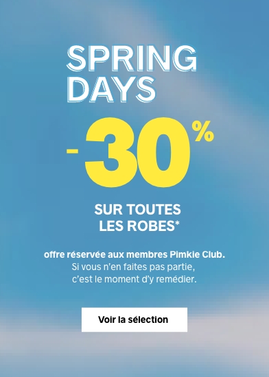 Spring Days -30% sur les robes Pimkie