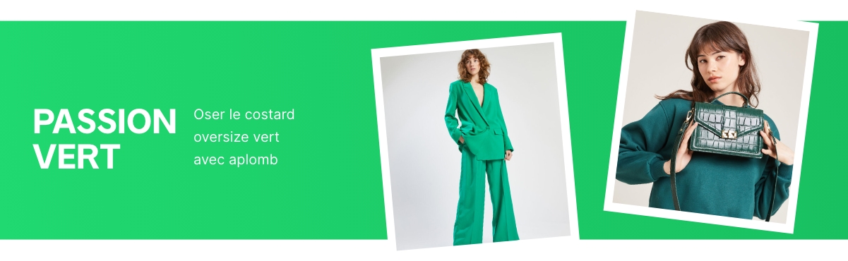 Oser le costard oversize vert avec aplomb